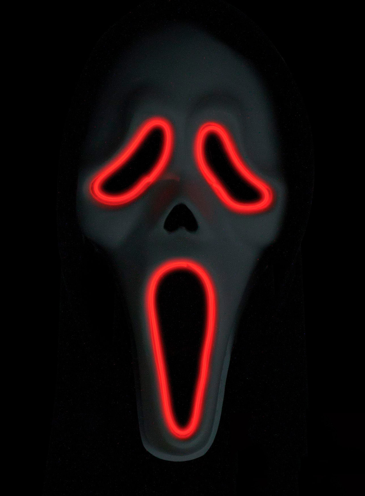 Scream - Ghostface Kostüm mit Leuchtmaske