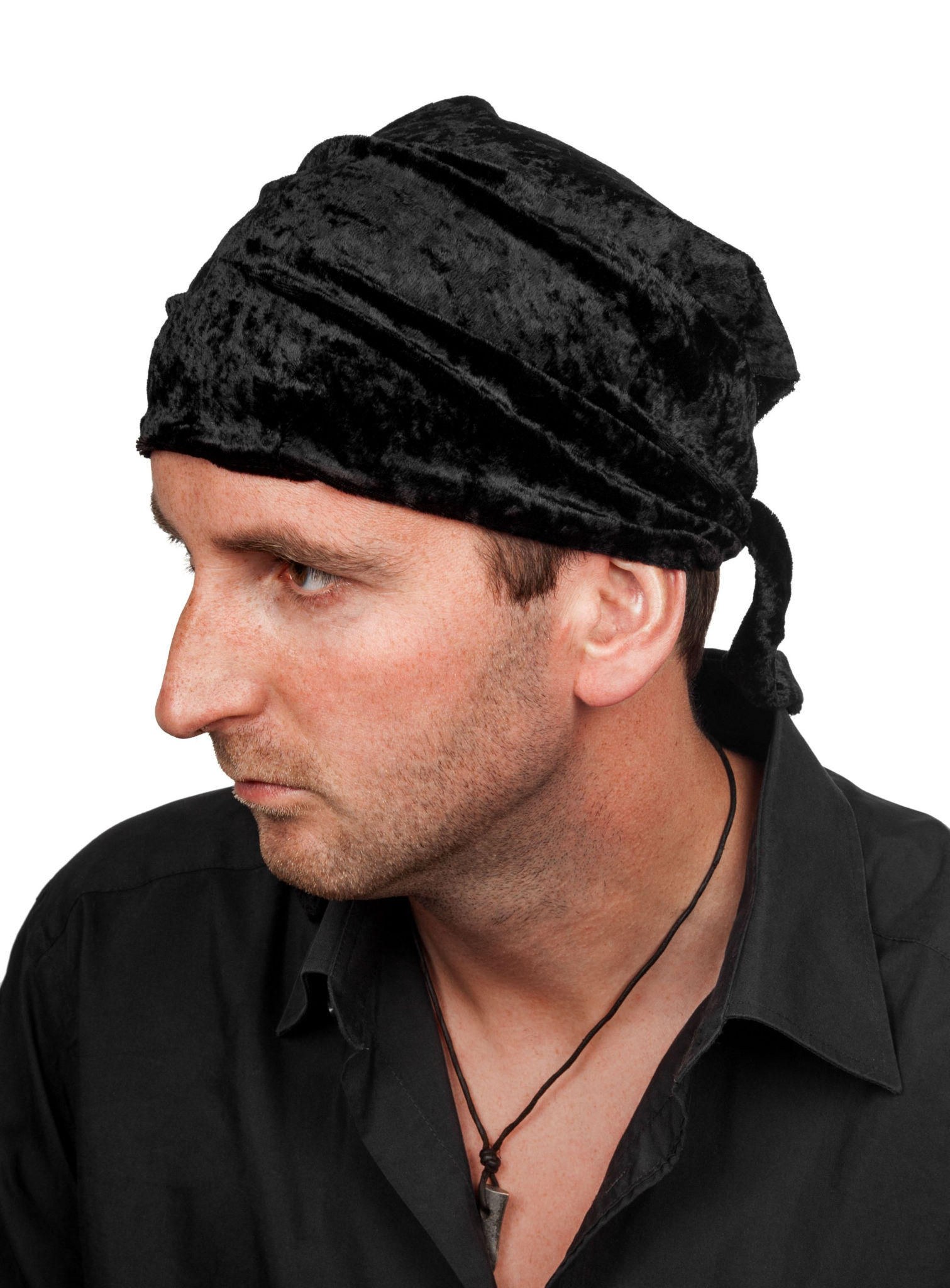Kopftuch Pirat schwarz