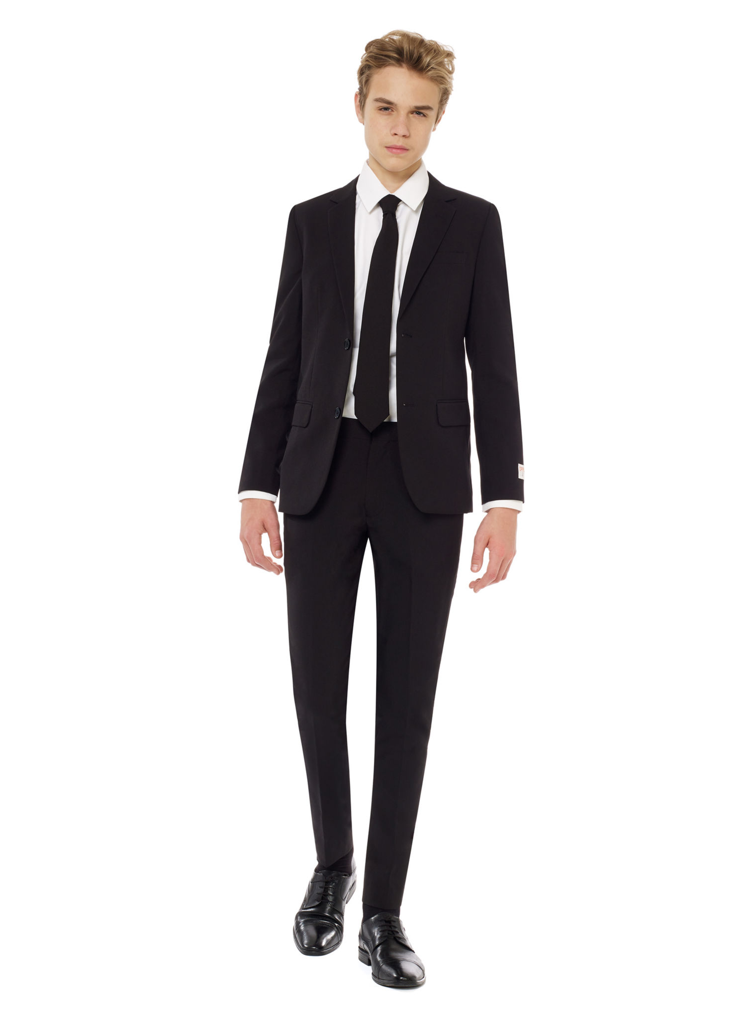 OppoSuits schwarzer Anzug für Jungen