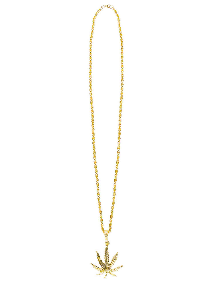 Gouden Gras Halsketting