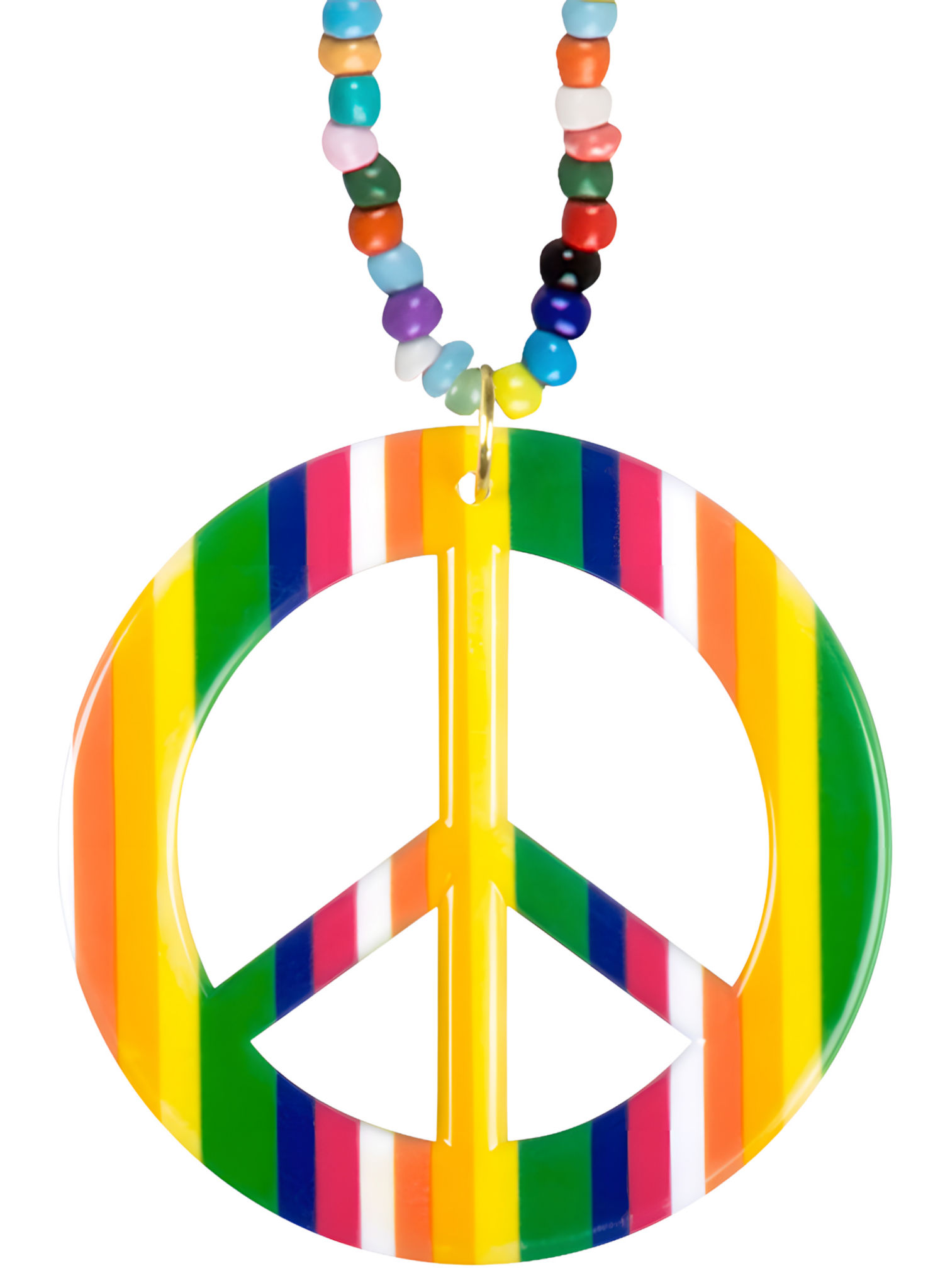 Regenbogen Peace Kette