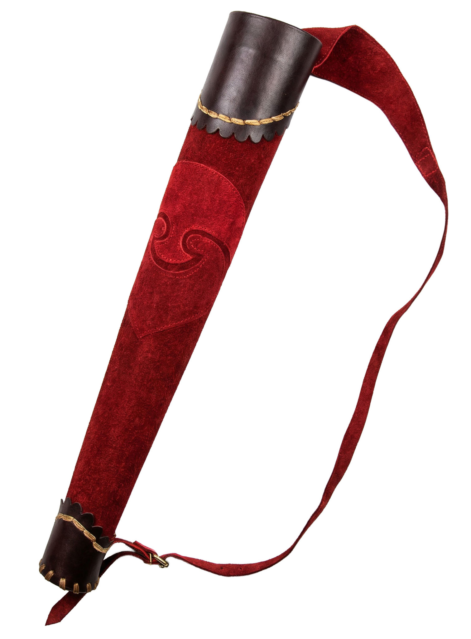 Köcher - Bogenschütze rot-schwarz