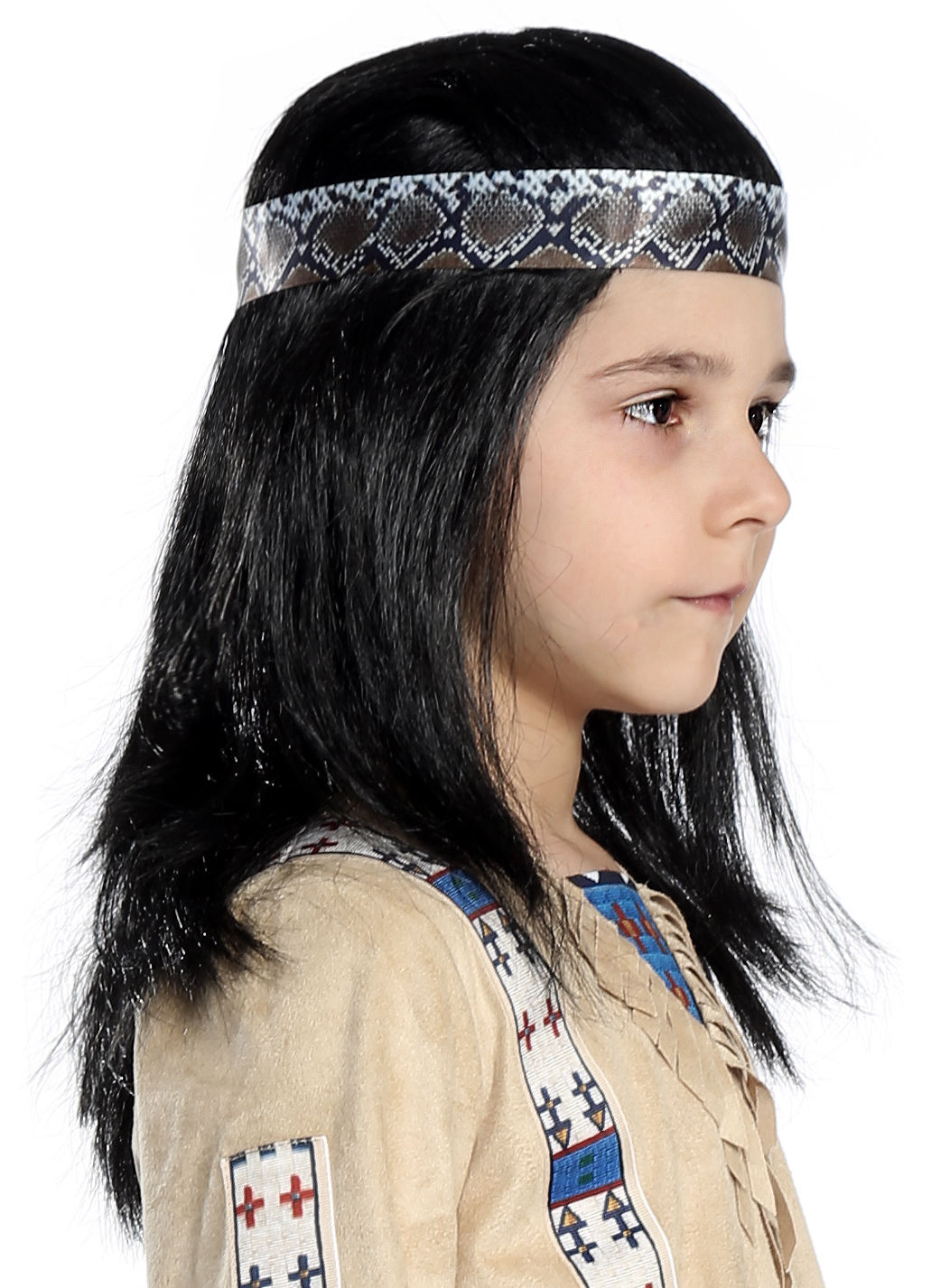 Winnetou Perücke für Kinder