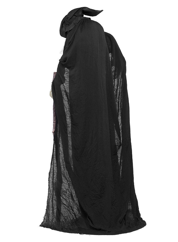Animierte Gruselhexe Halloween Deko mit Licht und Bewegungen – 183 cm