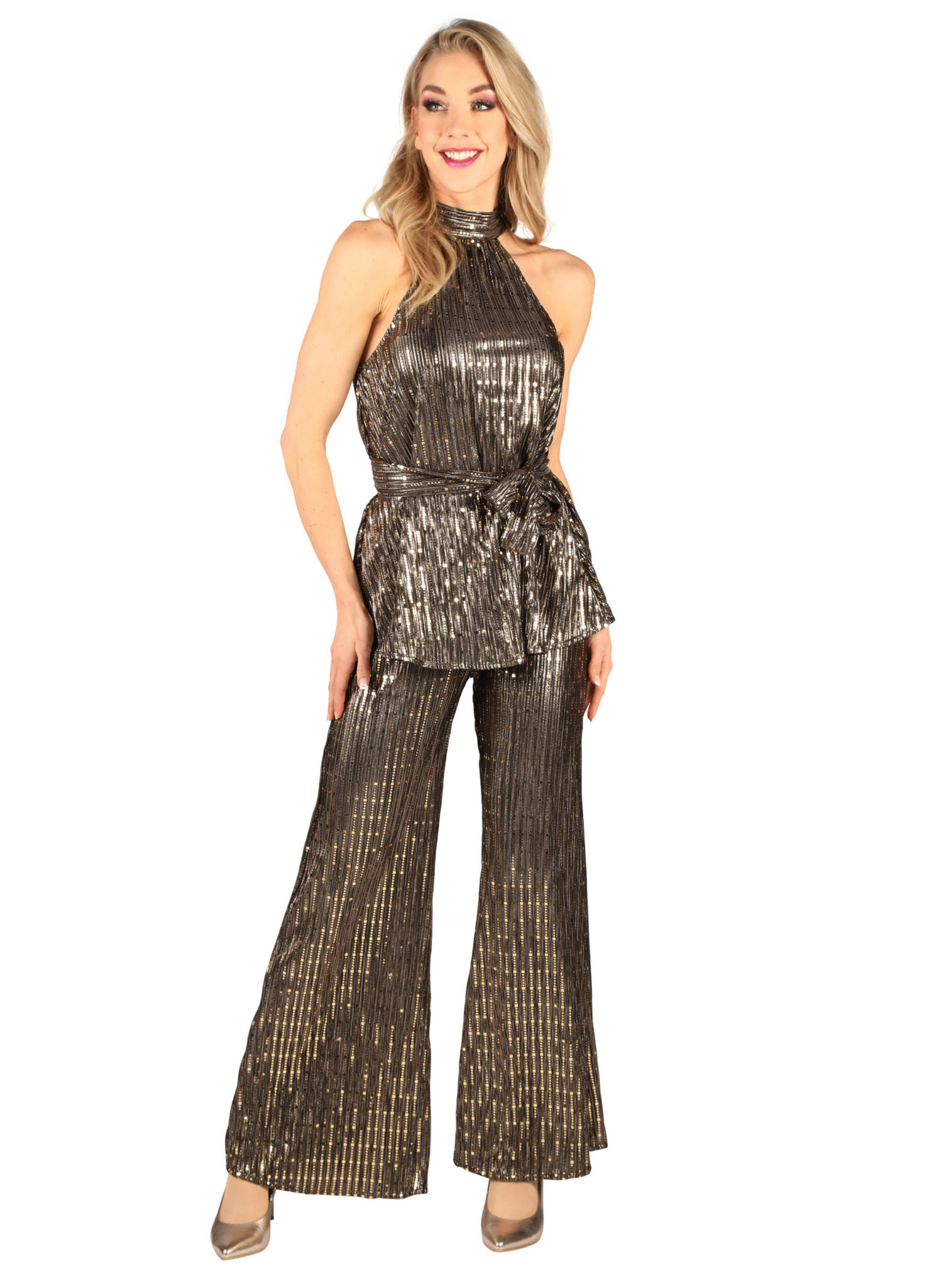 Disco Diva Dress gold