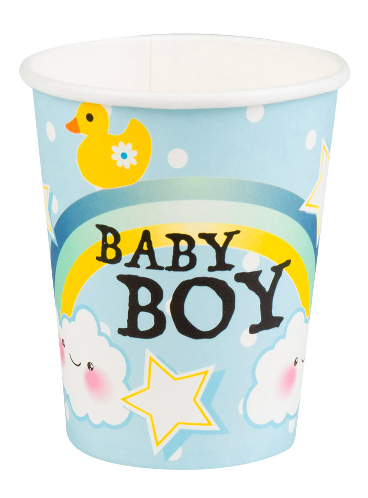 Baby Boy Pappbecher 6 Stück