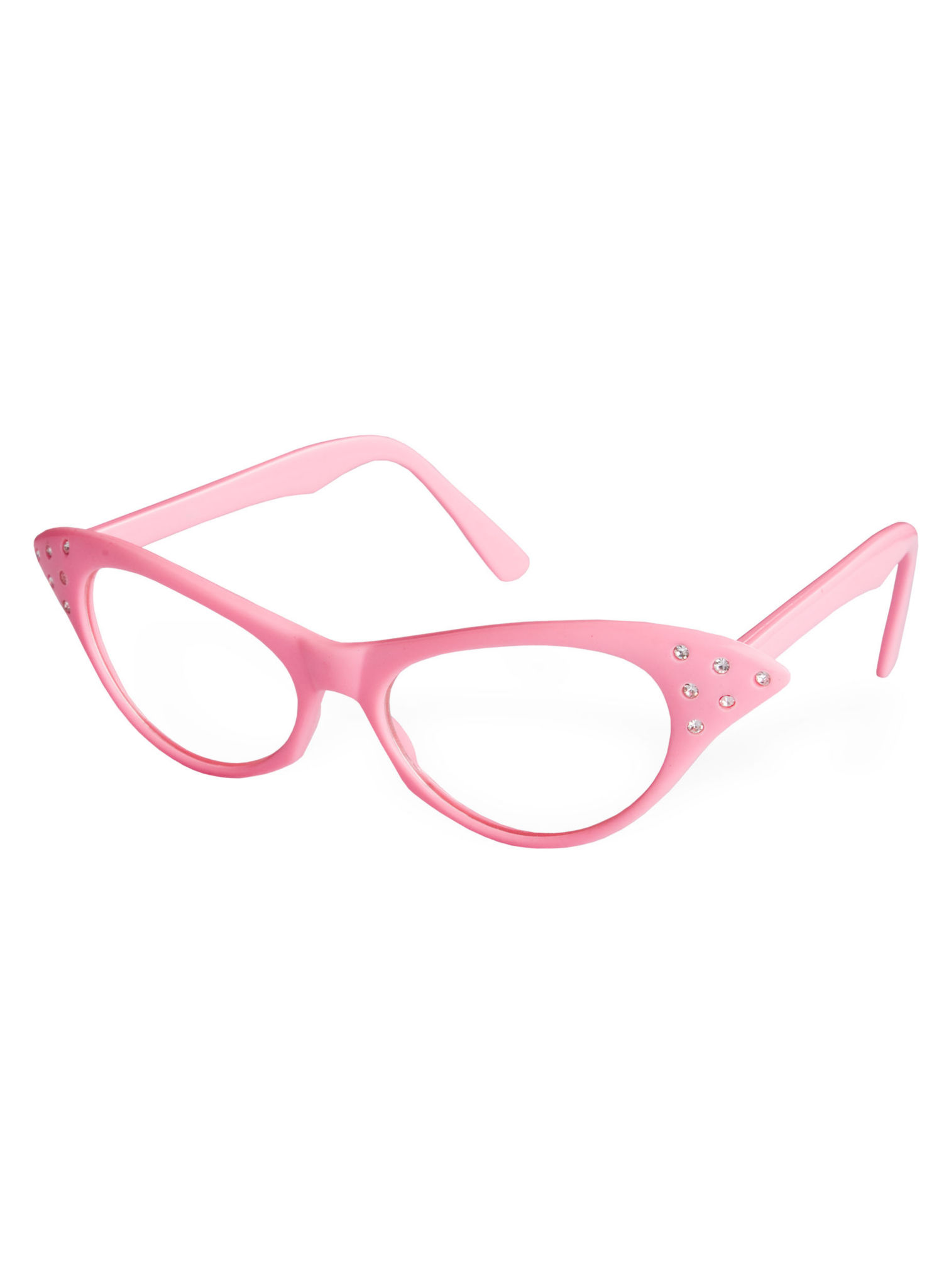 50er Brille pink