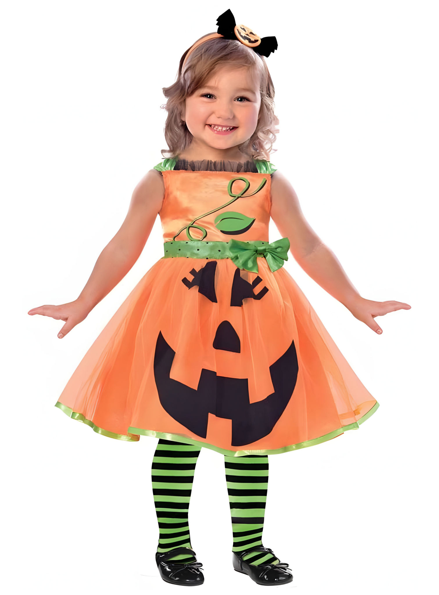 Mini Kürbis Girl Kostüm für Kinder