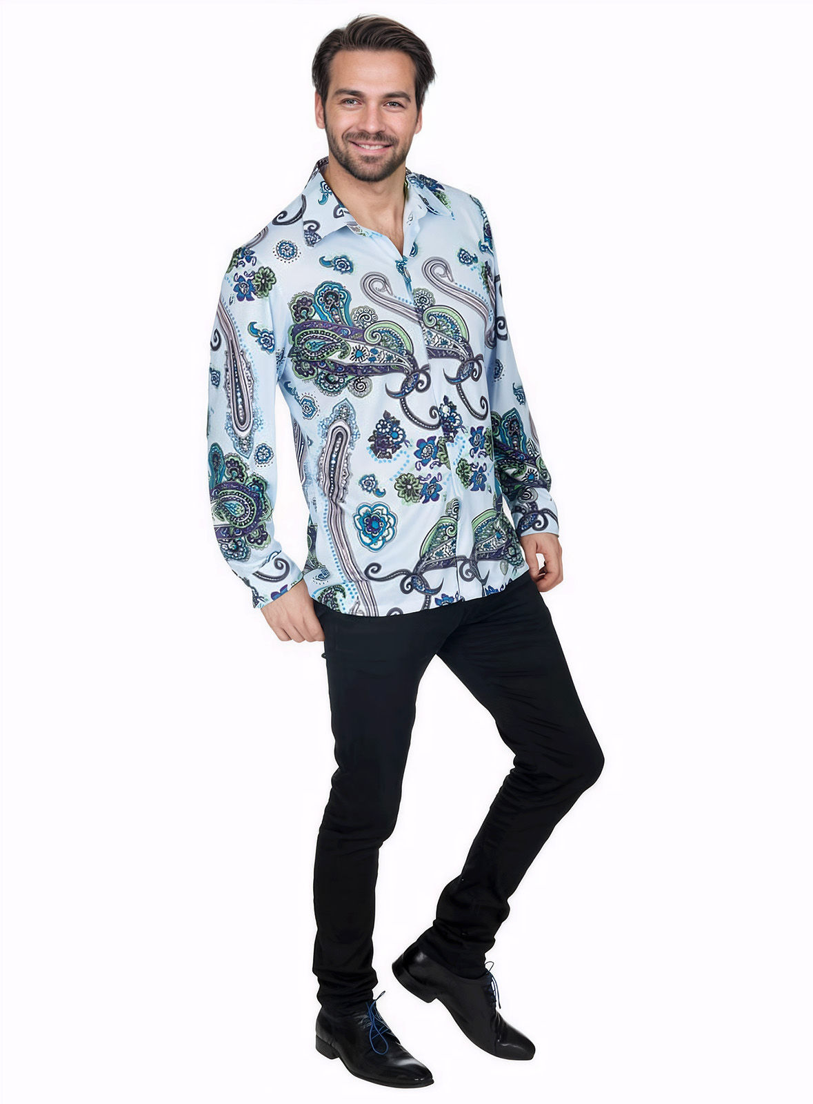 70er Jahre Paisley Hemd