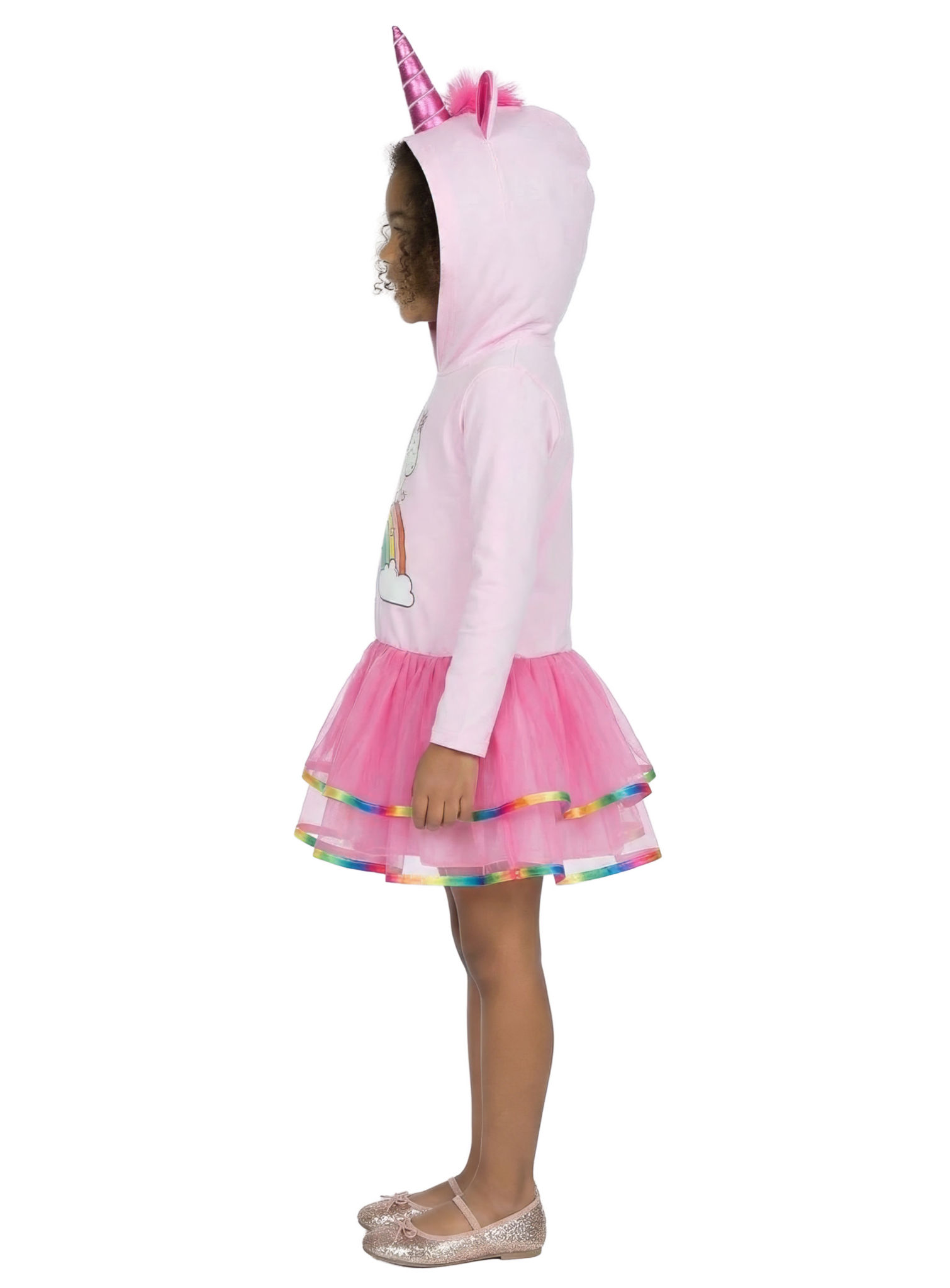 Einhorn Theodor Kapuzenkleid für Kinder