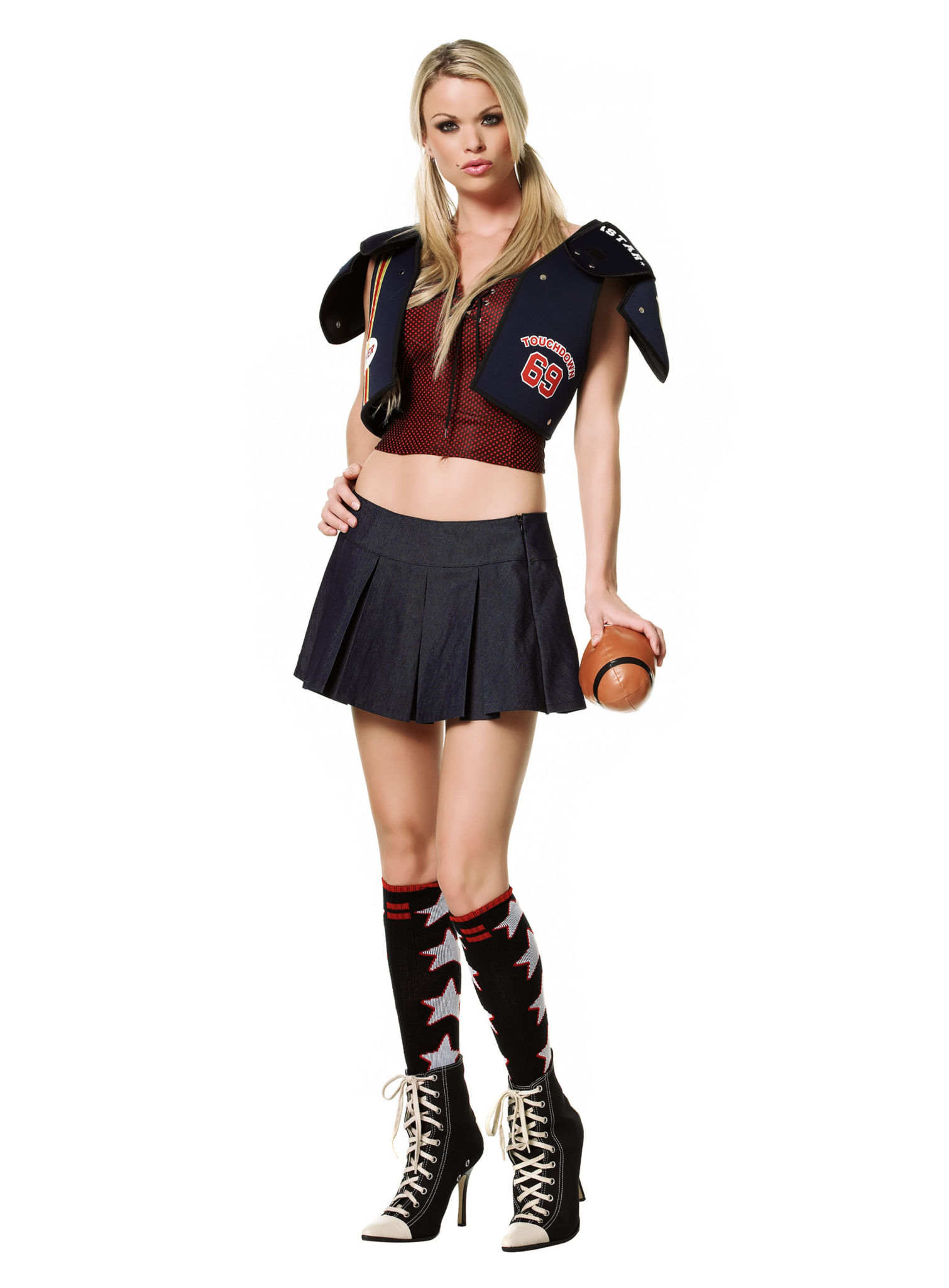 Sexy Footballoutfit  Kostüm