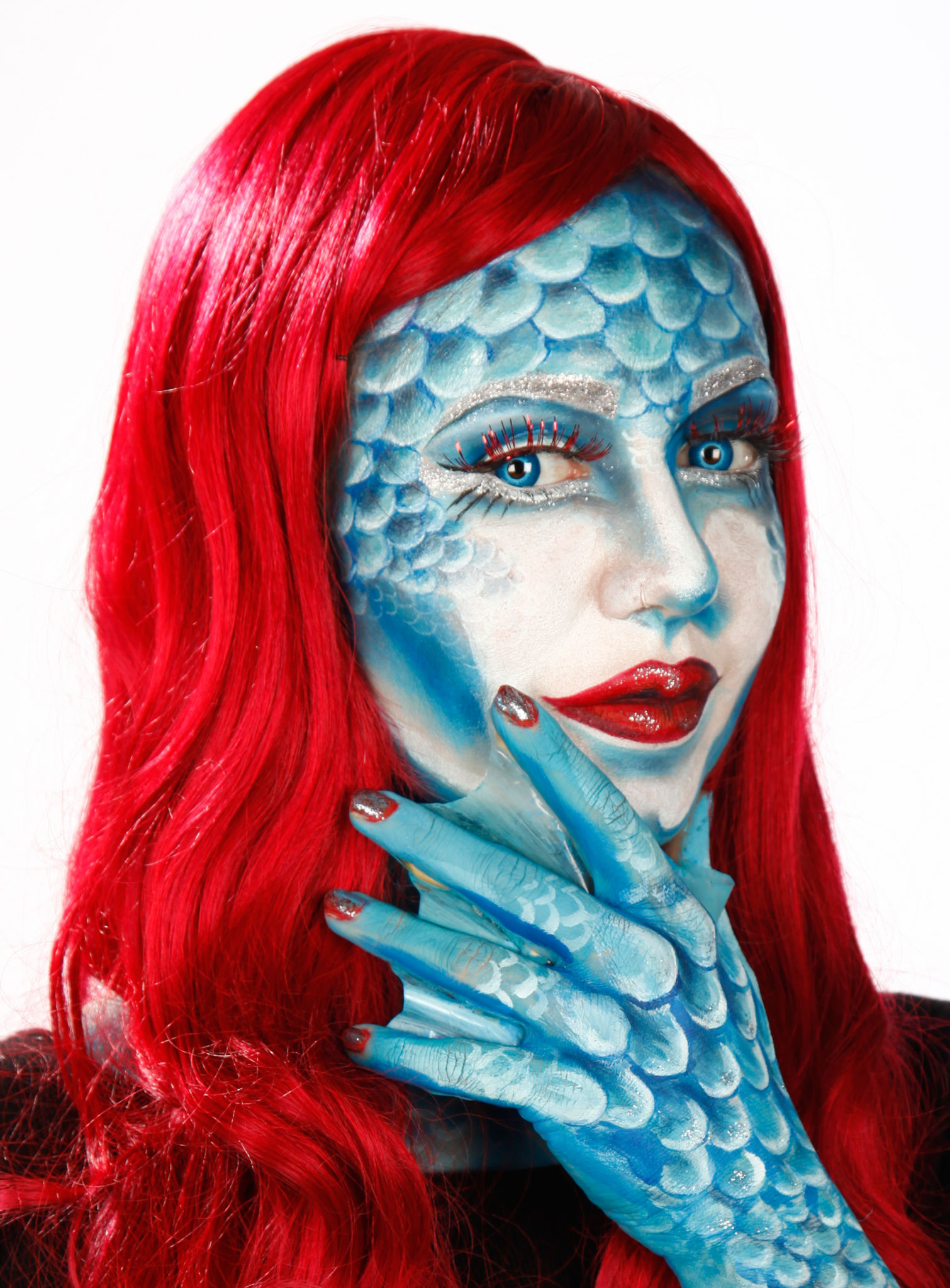 aqua make-up weiß Wasserschminke
