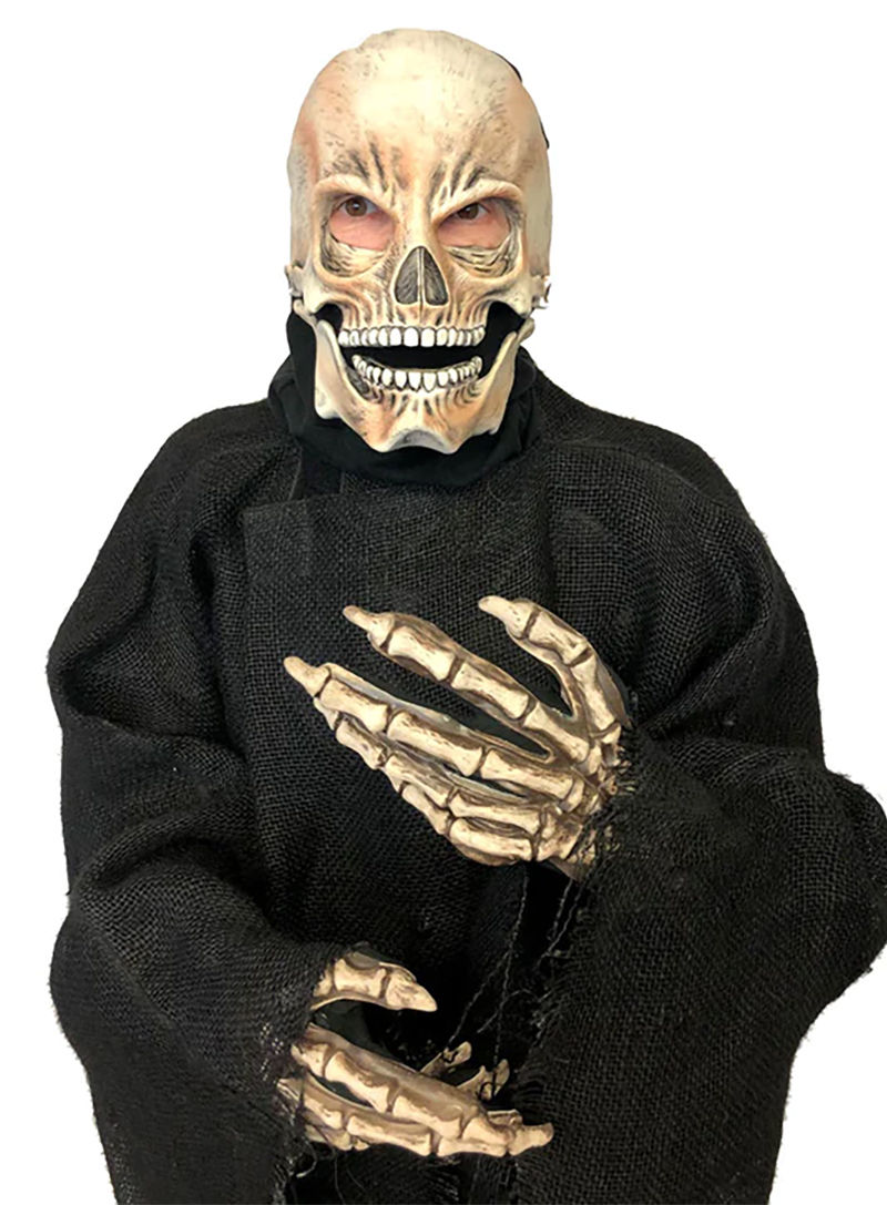 Knochenkopf Maske aus Latex