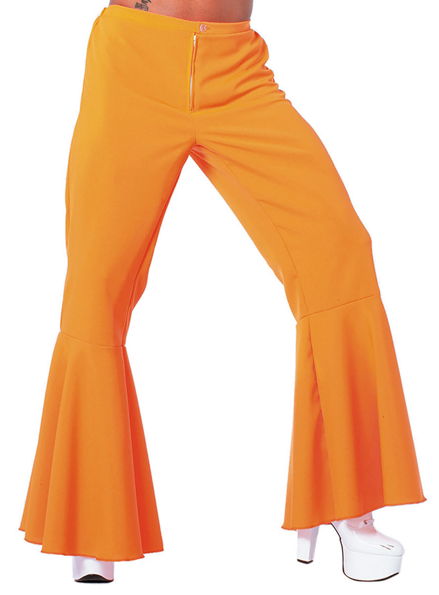 Disco Schlaghose für Herren orange