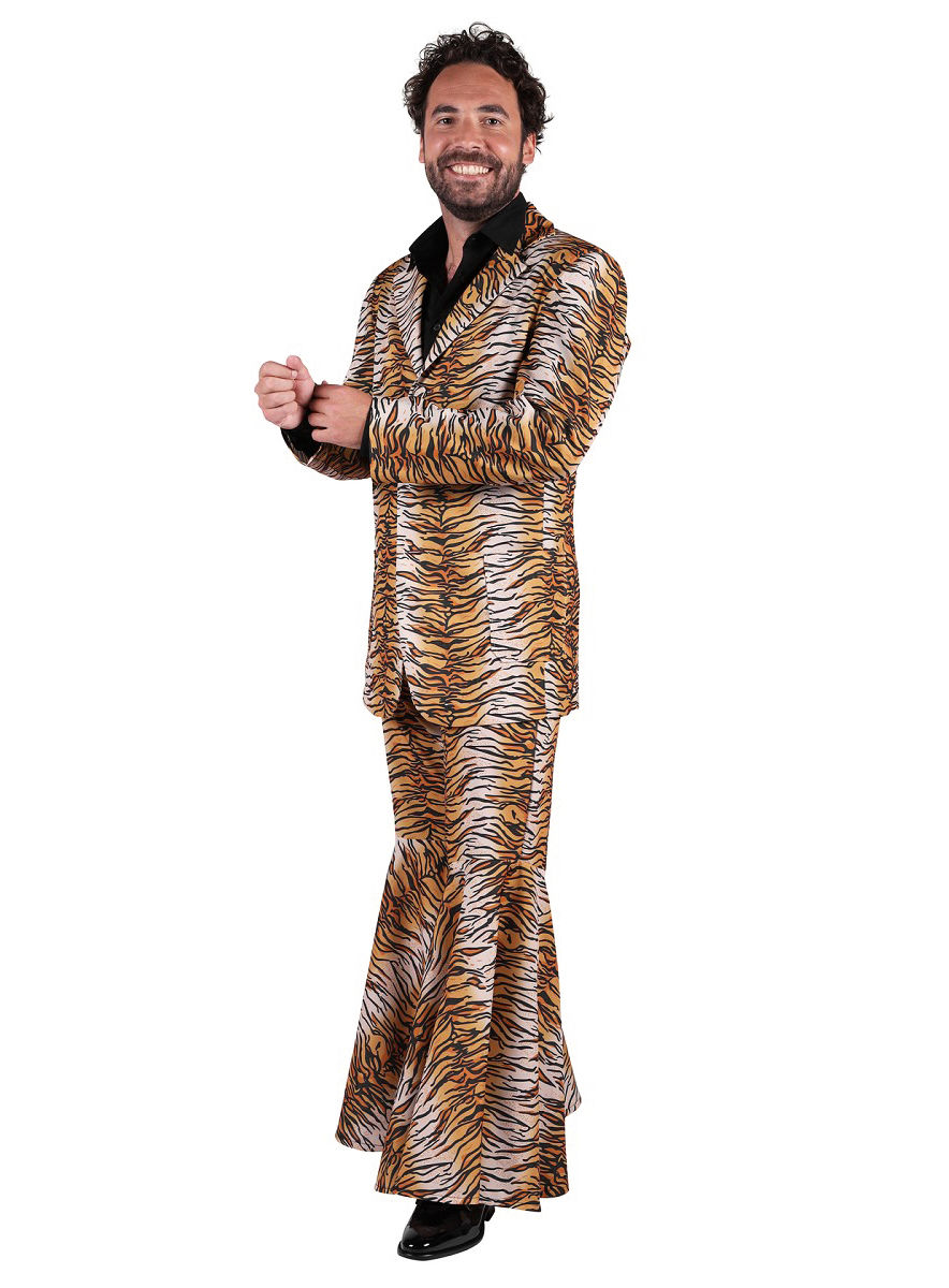 Hippie Anzug Leopardenmuster