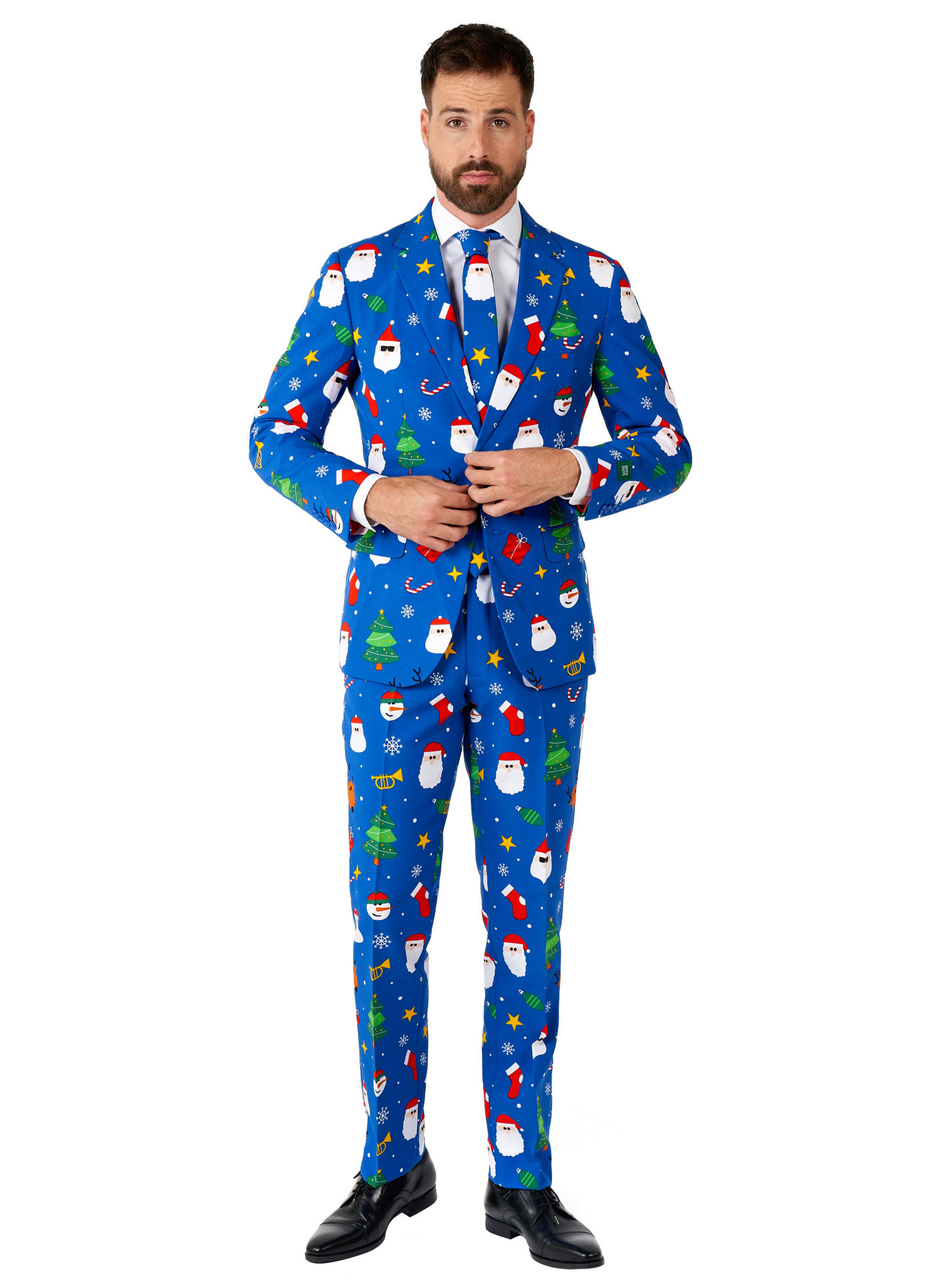 OppoSuits Festivity Blue Anzug