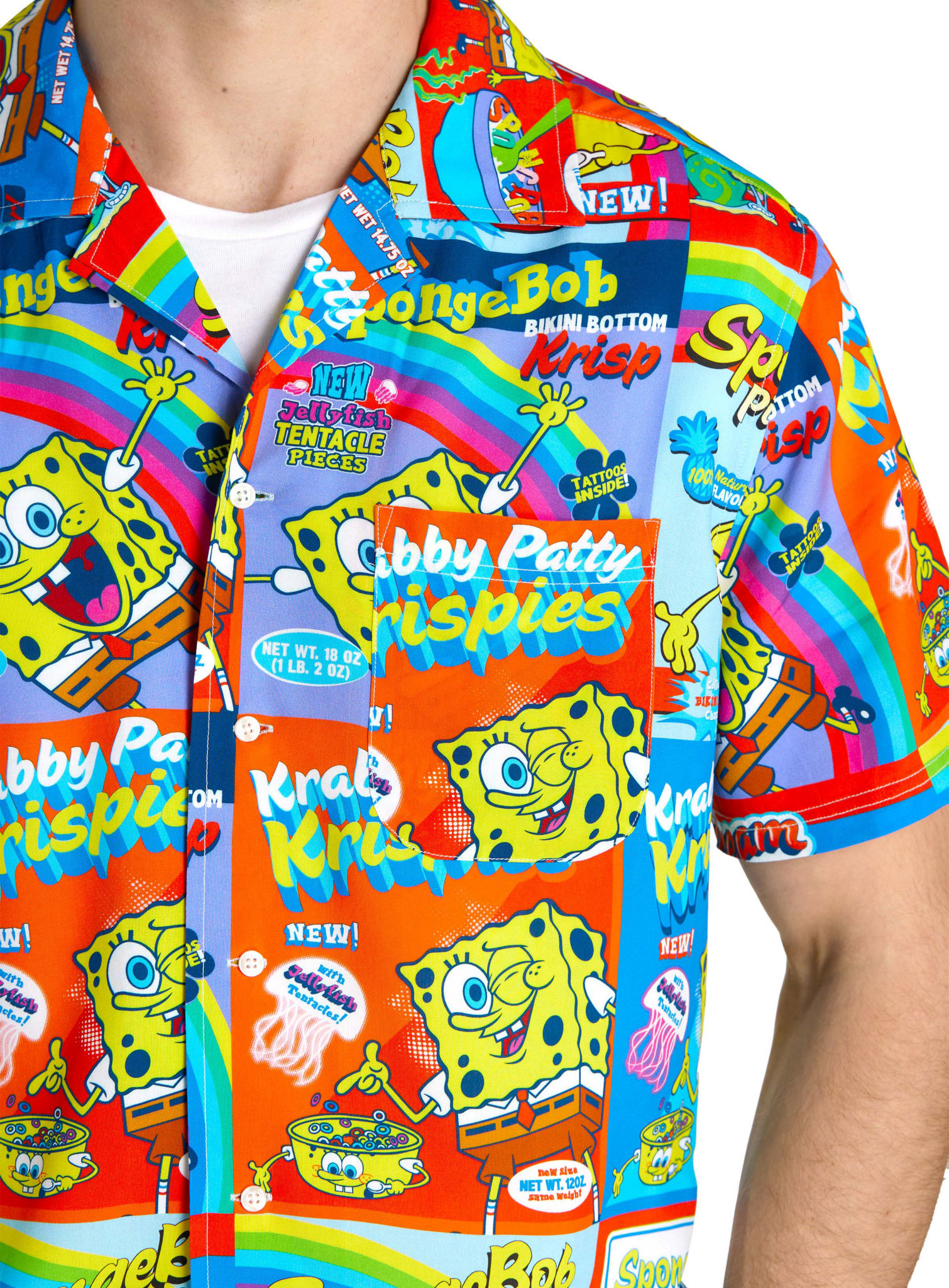 OppoSuits Spongebob Breakfast Sommerhemd