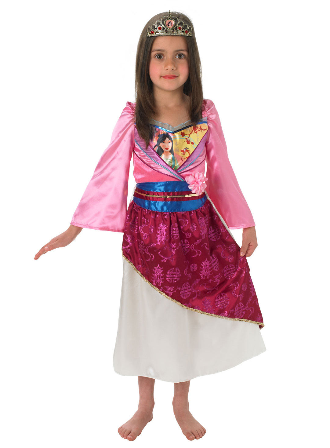 Disney Prinzessin Mulan Glanzkostüm für Kinder