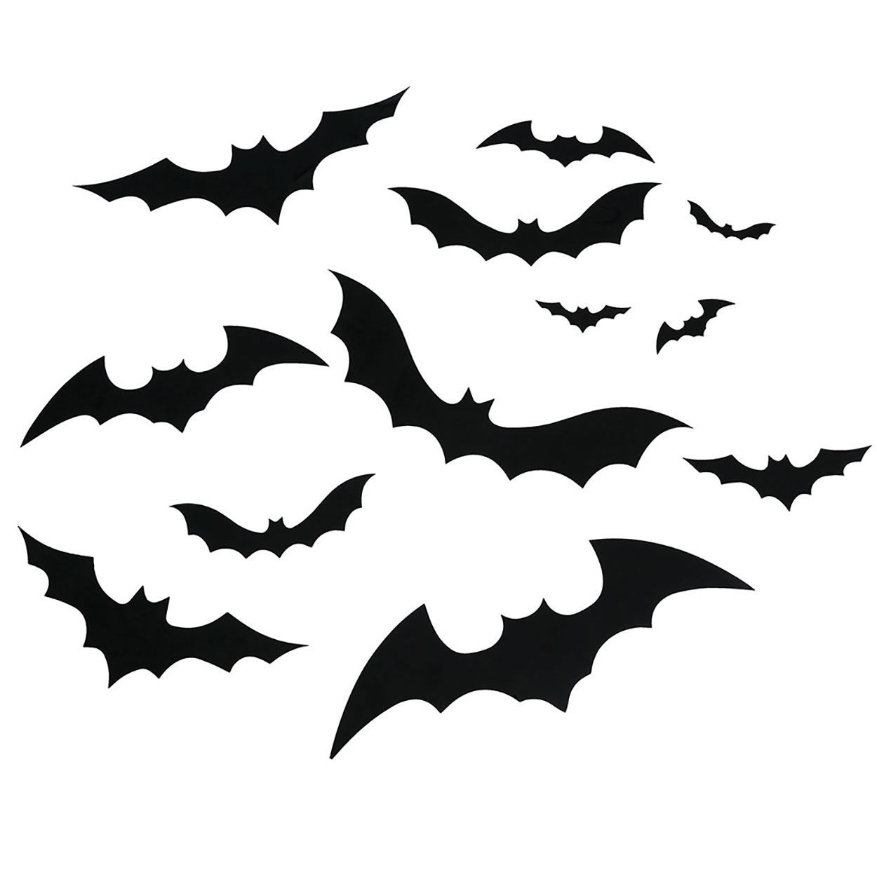 Fledermaus Silhouetten