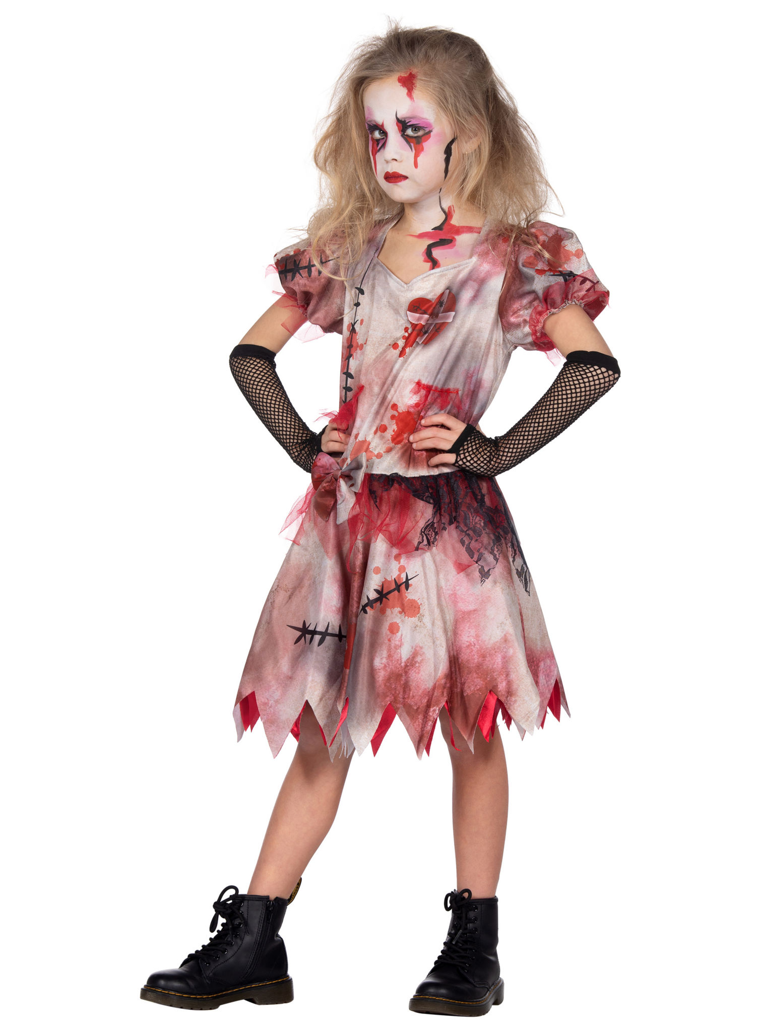 Halloween Kleid mit Blut für Mädchen