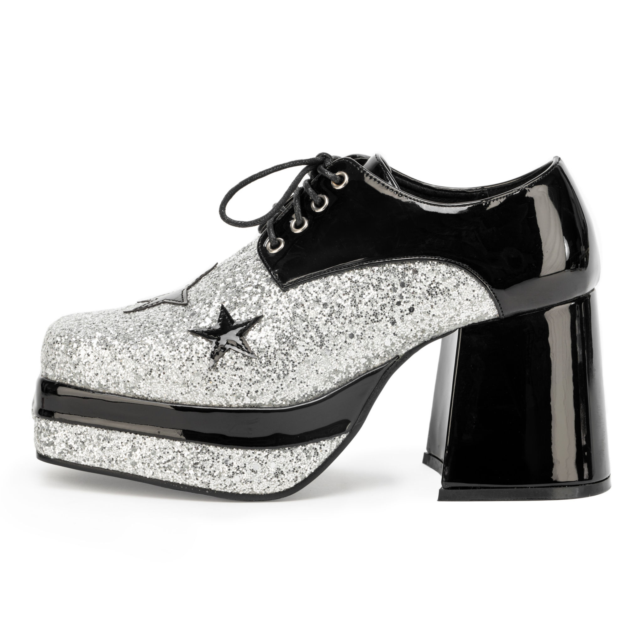 Disco Schuhe silber-schwarz