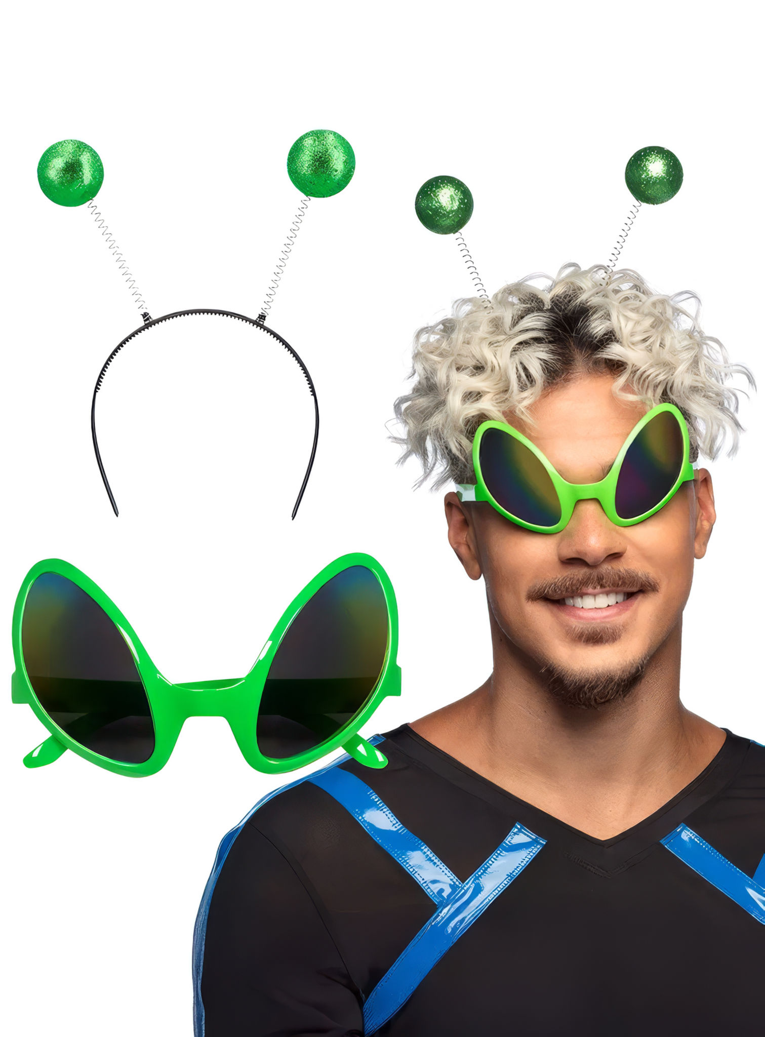 Alien Brille & Antennen