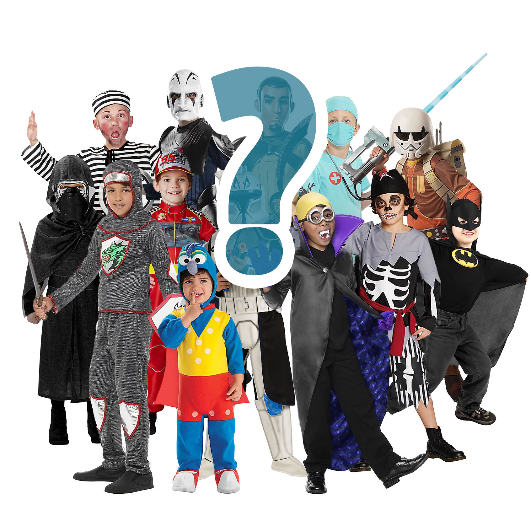 Mystery Box - 3 Kostüme für Jungen