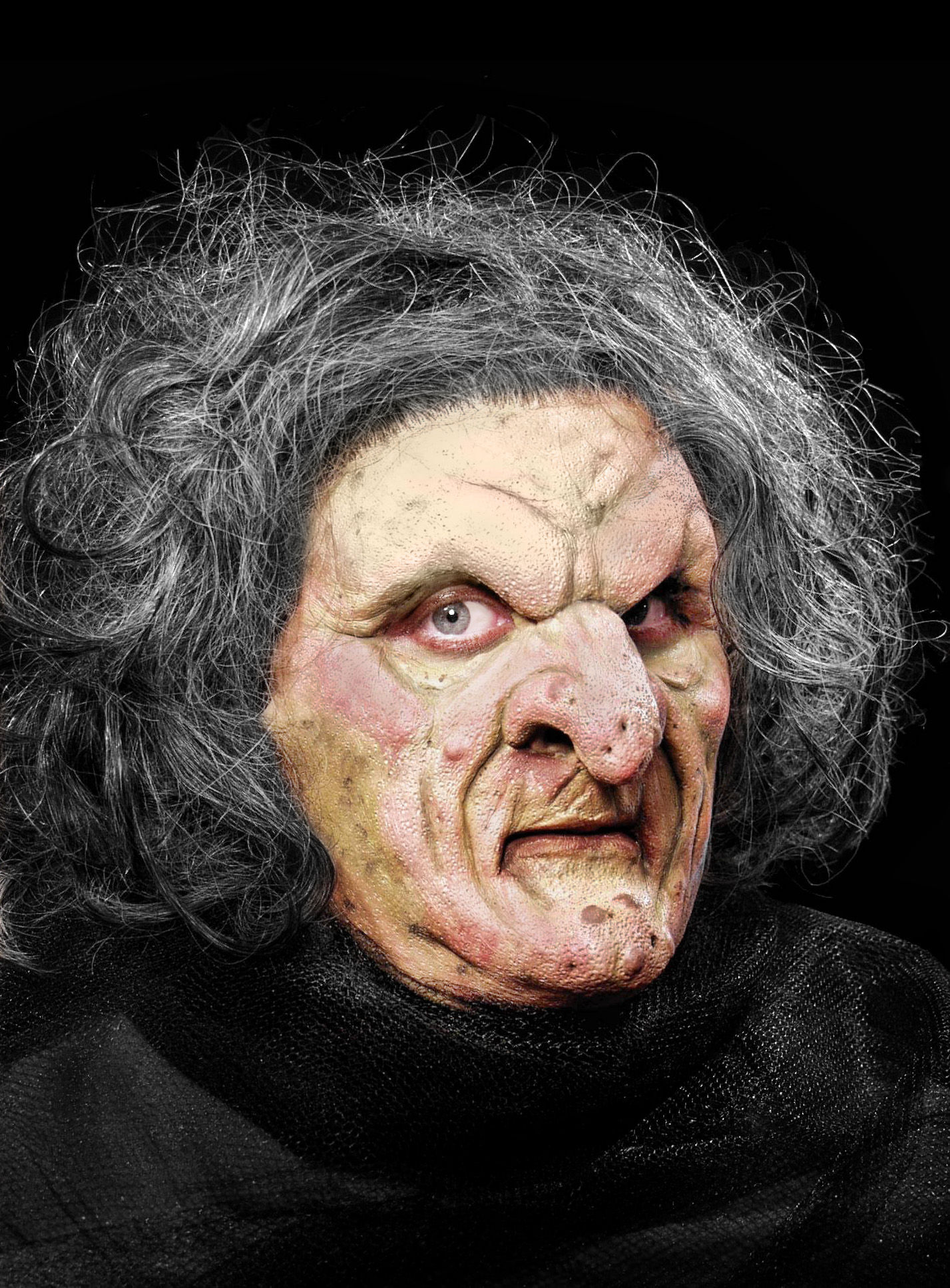 Special FX Hexe Maske aus Schaumlatex