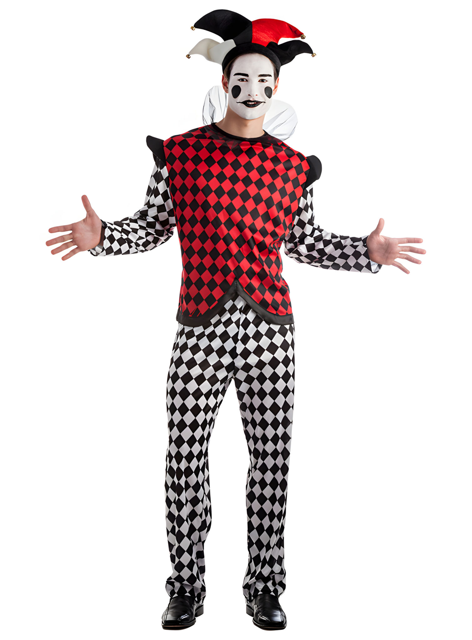 Edles Harlekin Herrenkostüm