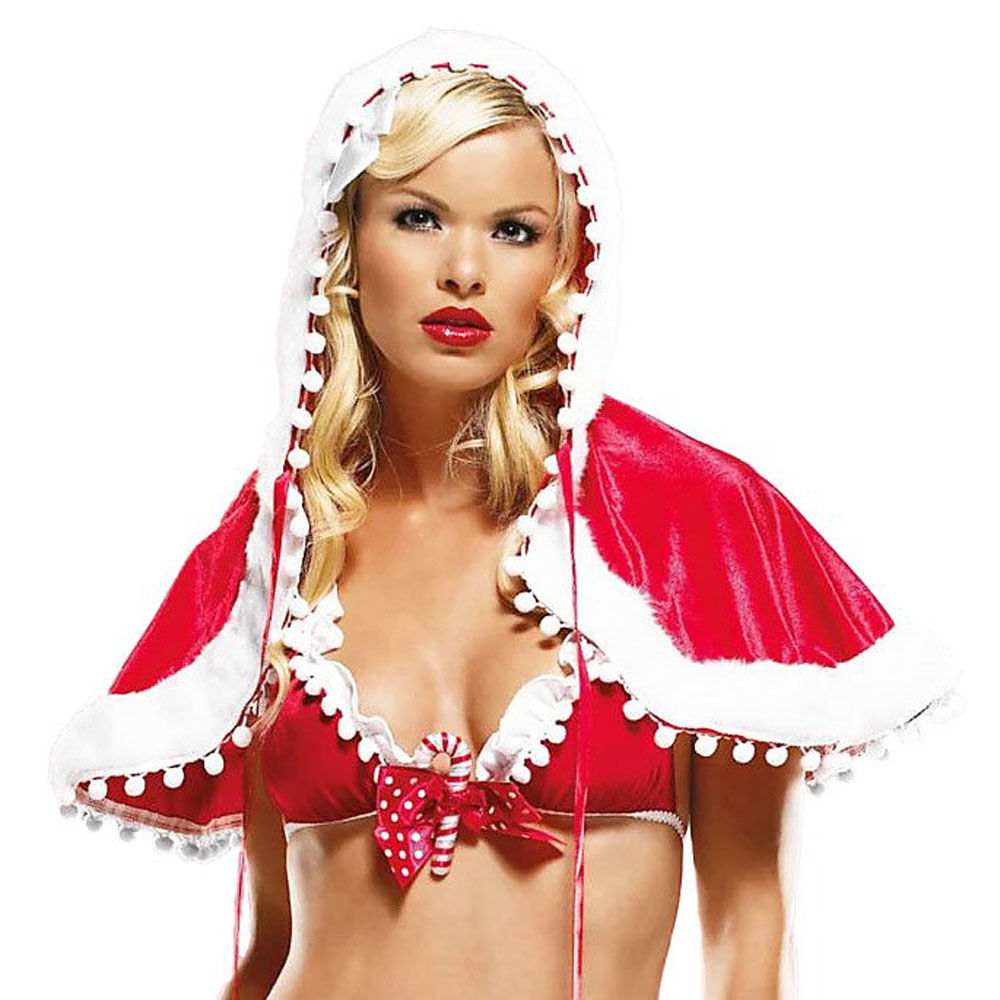 Sexy Weihnachtsfrau Cape