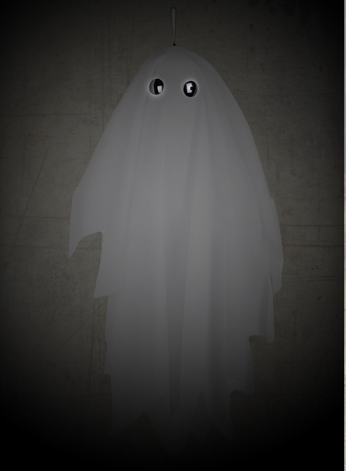 Kleiner Klappergeist animierte Halloween Deko