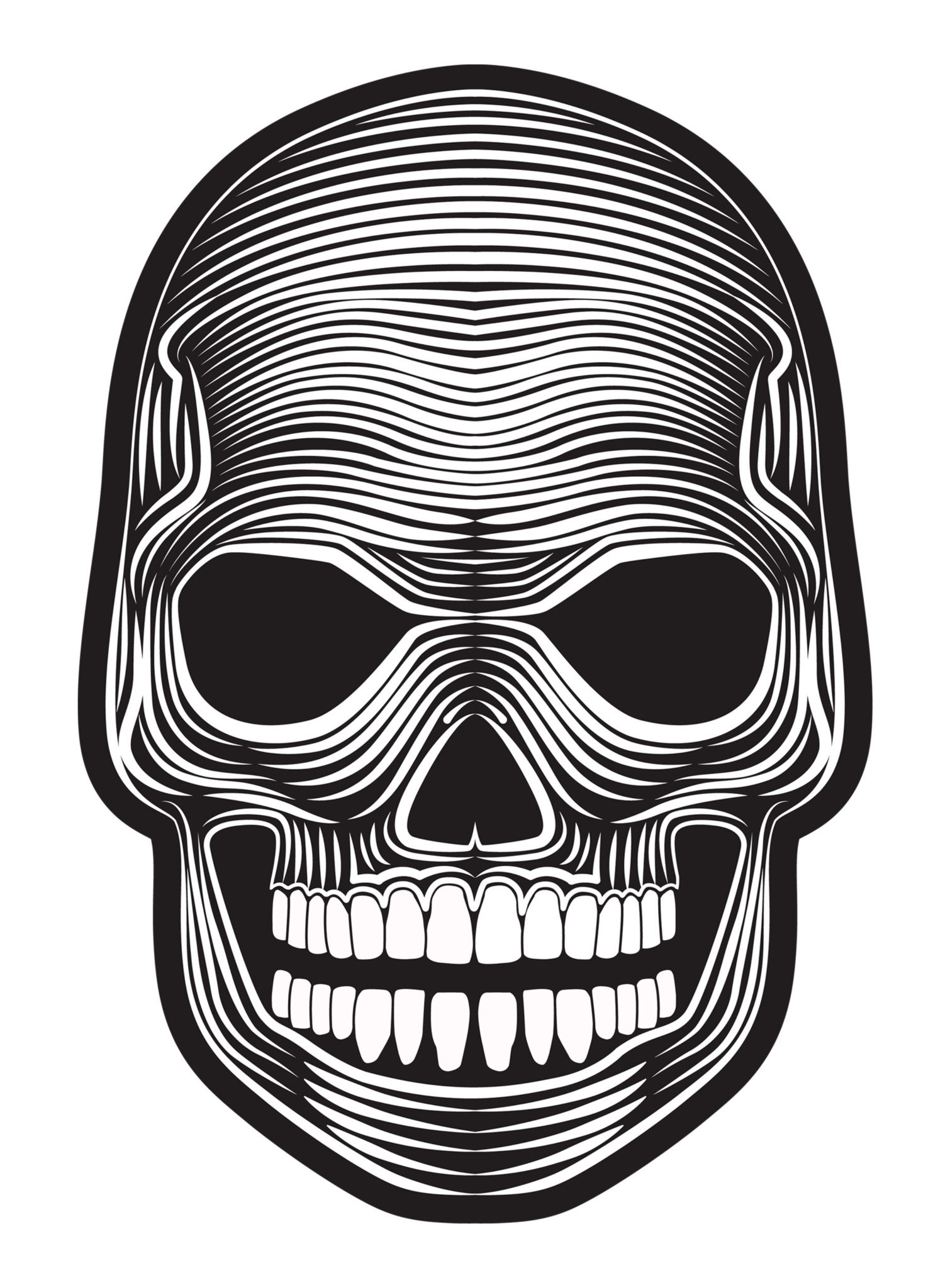 Totenkopf Leuchtmaske