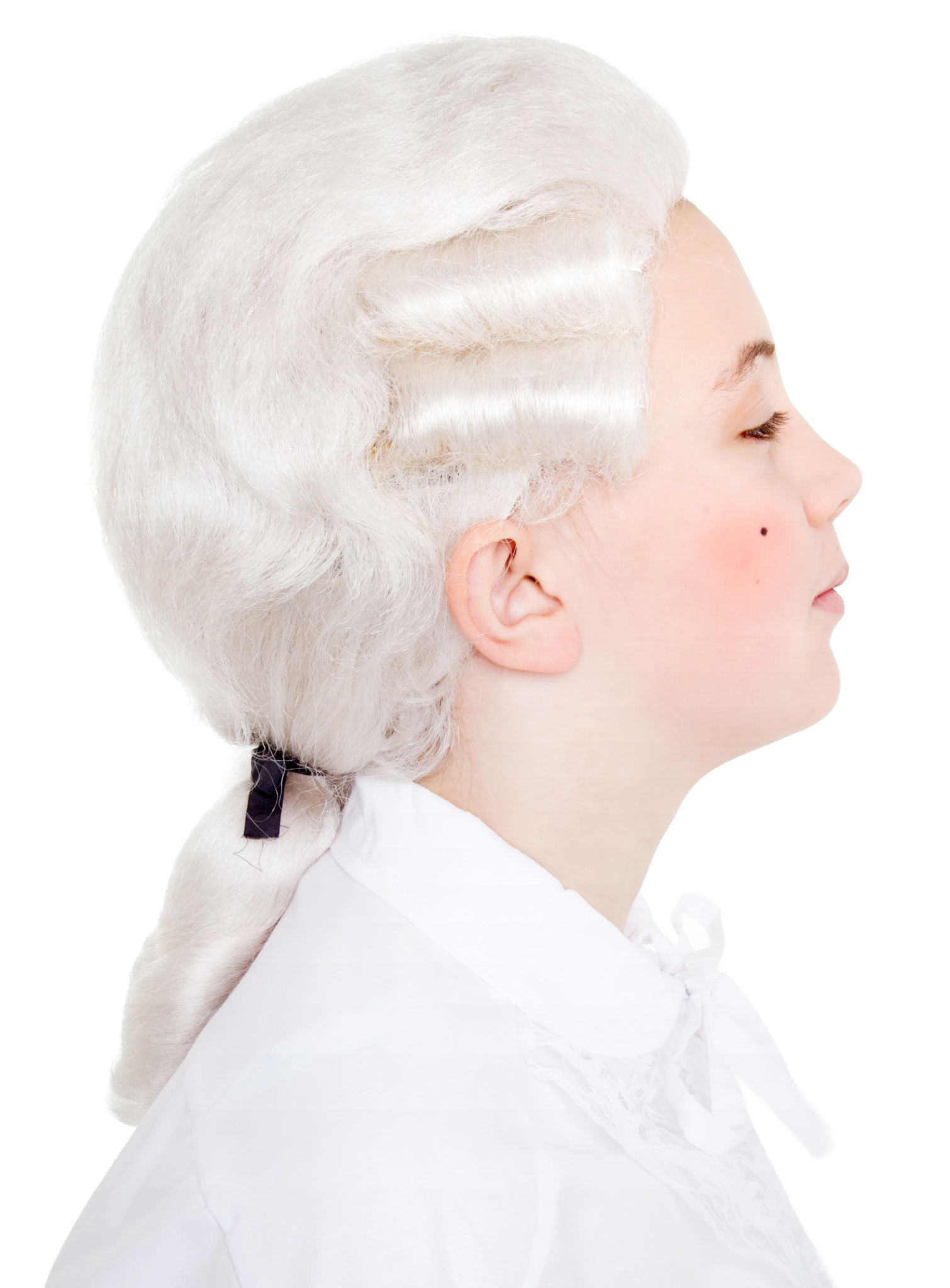 Barok Kinderpruik Met Vlecht