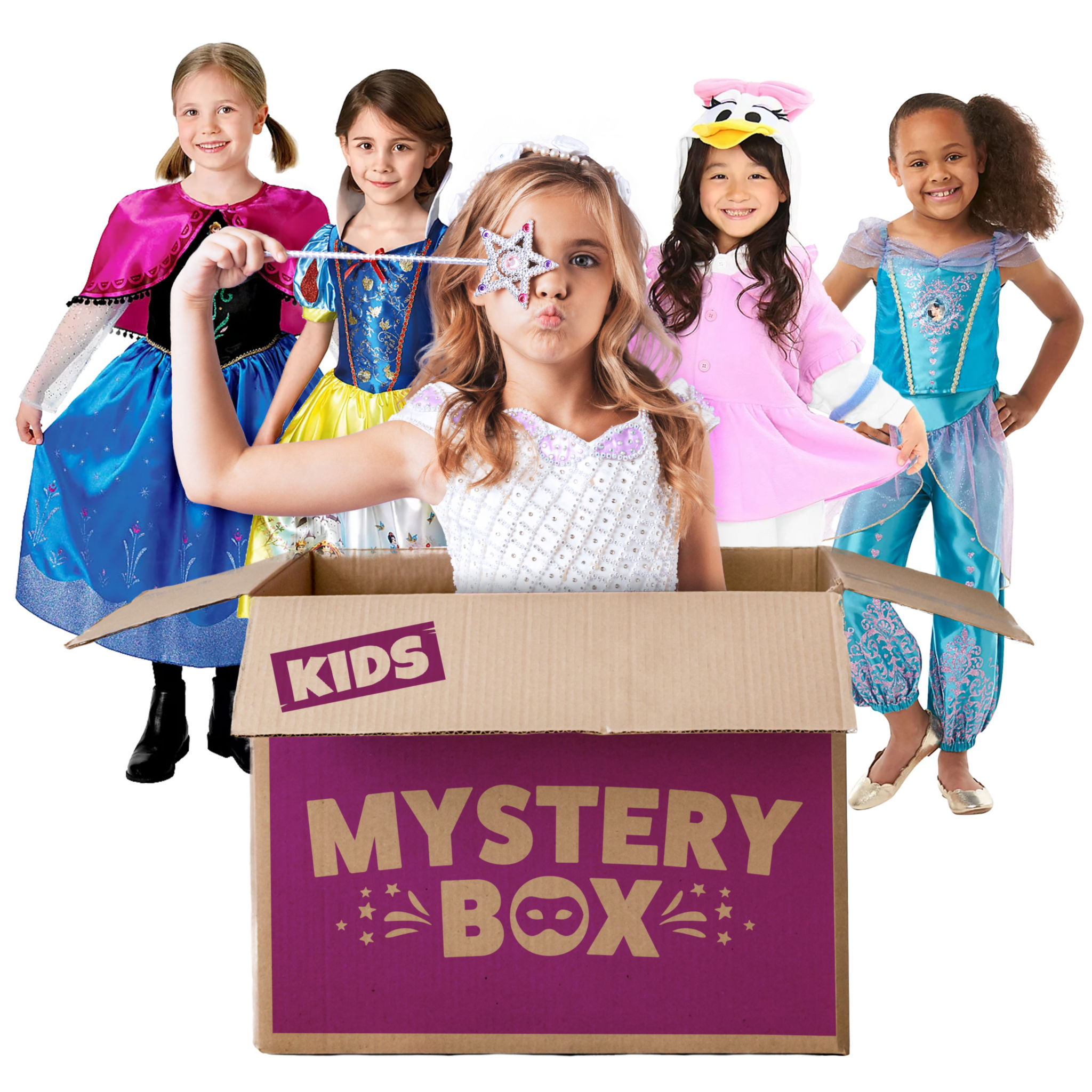 Disney Mystery Box für Mädchen mit 3 Überraschungskostümen