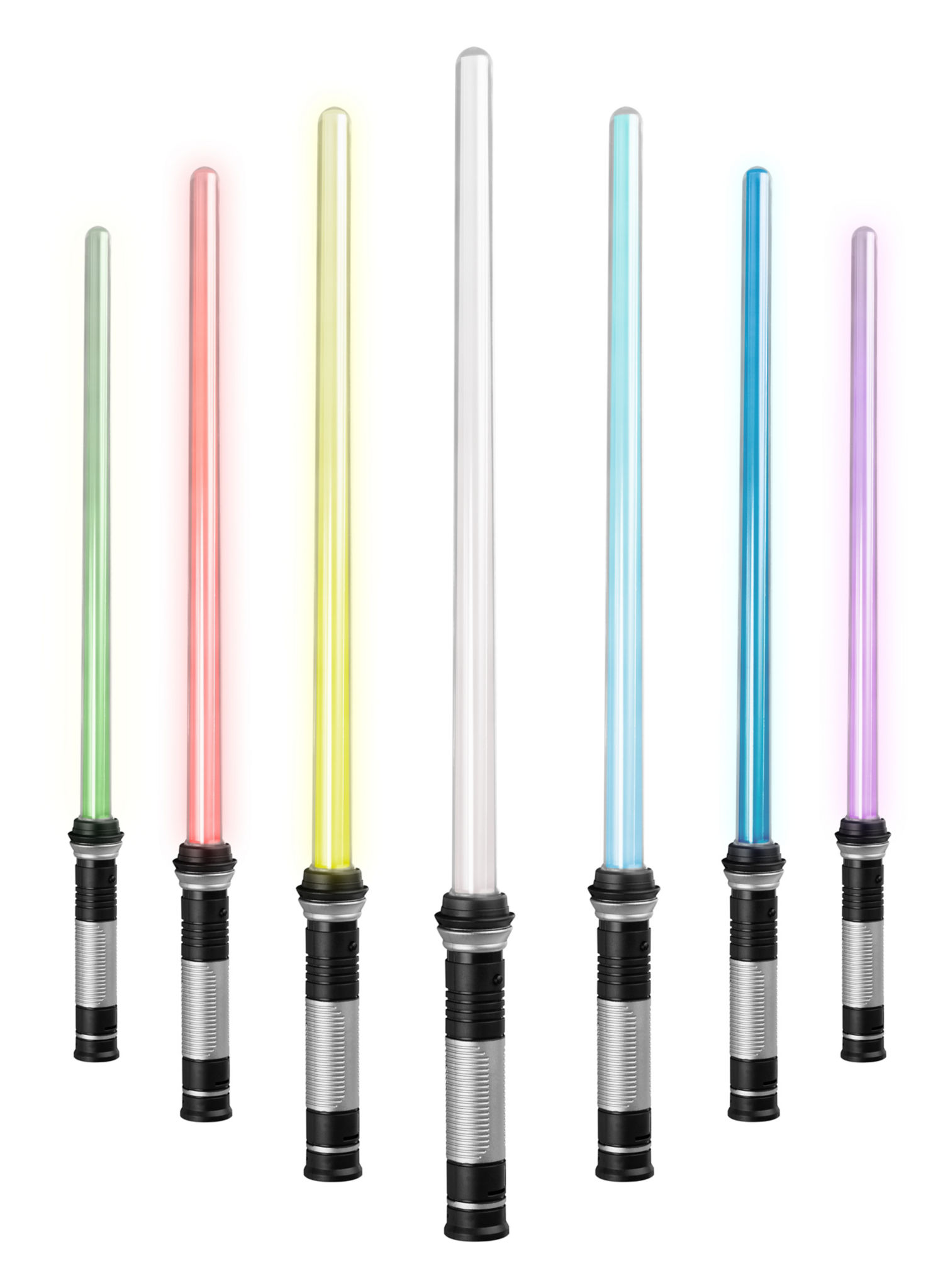 Lichtschwert mit 7 LED Farben (rot, blau, grün, gelb, lila, hellblau, weiß) & Laserschwert Sound-Effekten