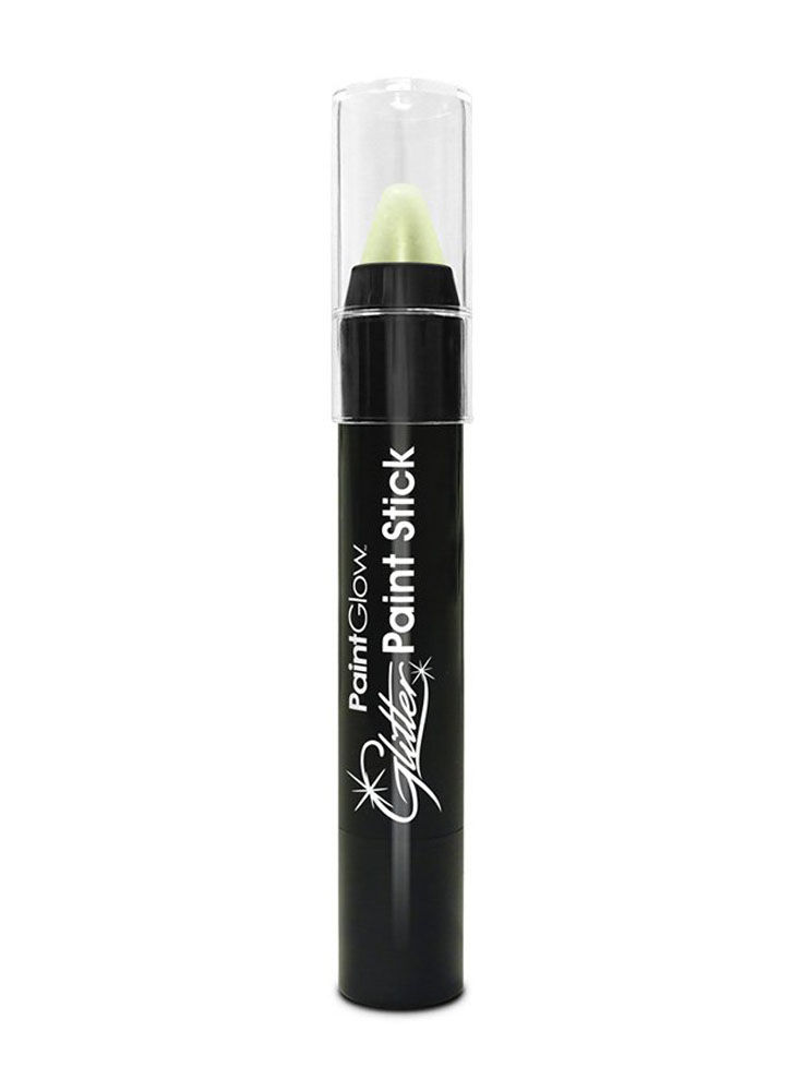 Glitzer Face Paint Stift weiß