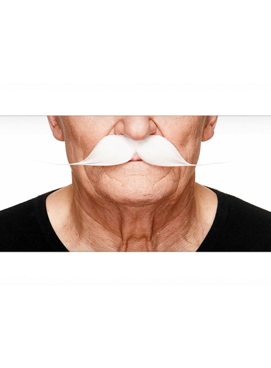 Englischer Moustache Schnurrbart
