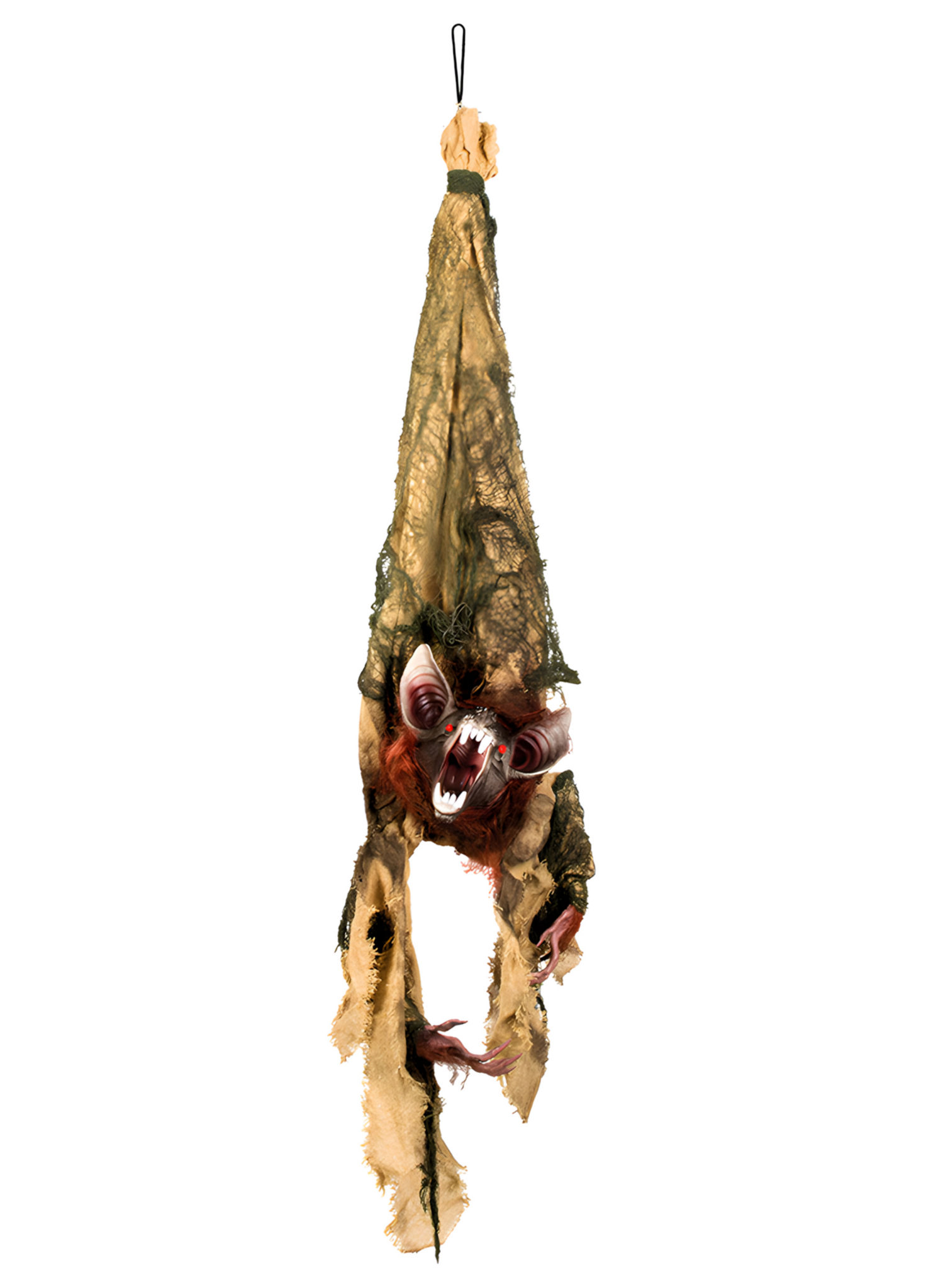 Zerfledderte Fledermaus Hängedekoration – 110 cm