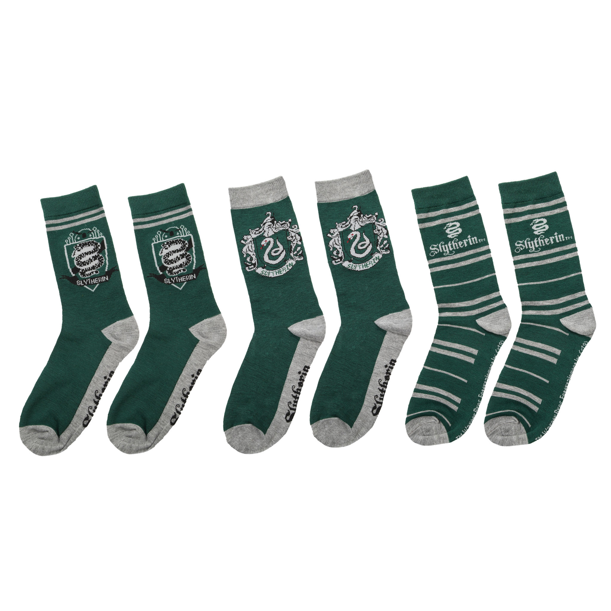 Harry Potter - Slytherin Socken 3er-Pack
