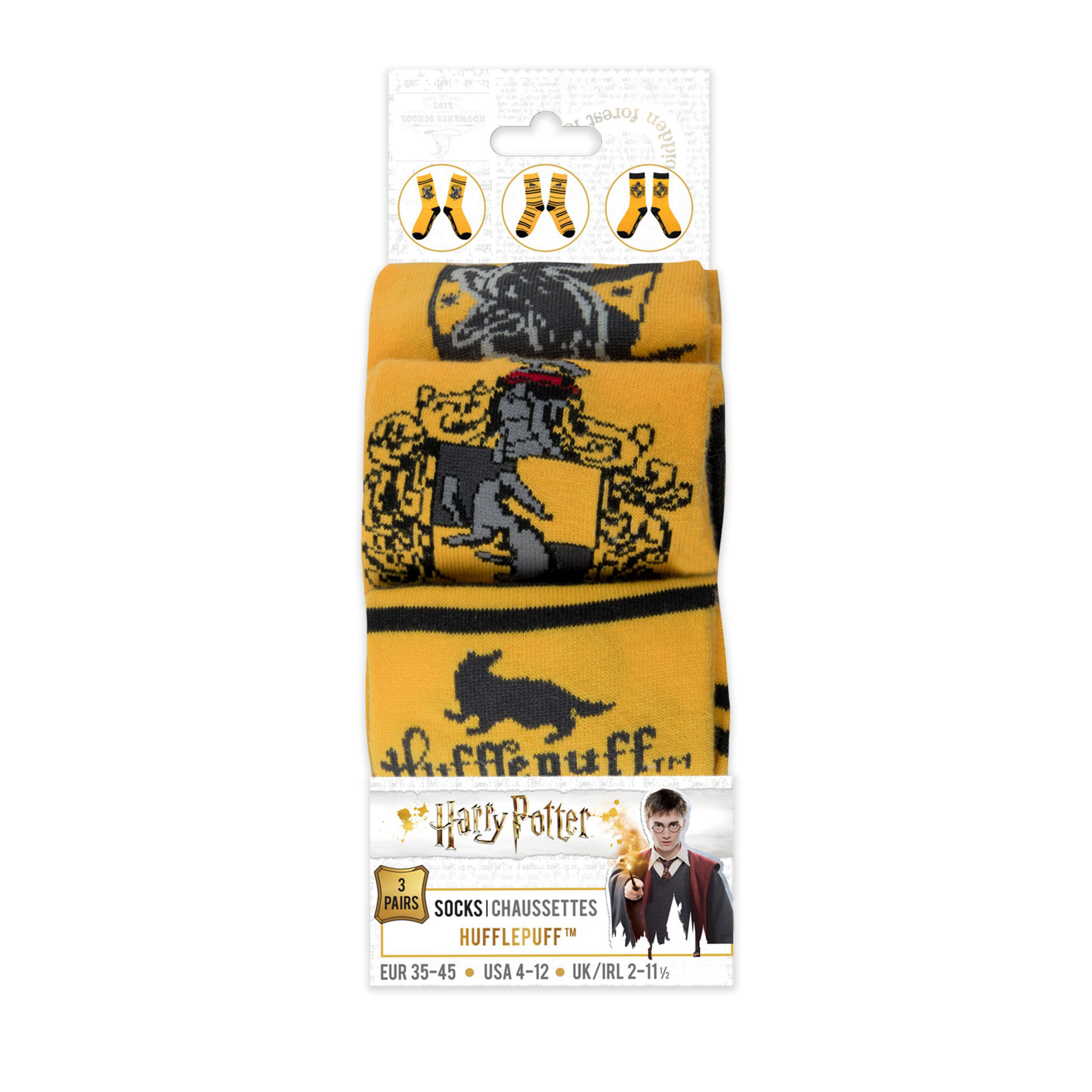 Harry Potter - Hufflepuff Socken 3er-Pack