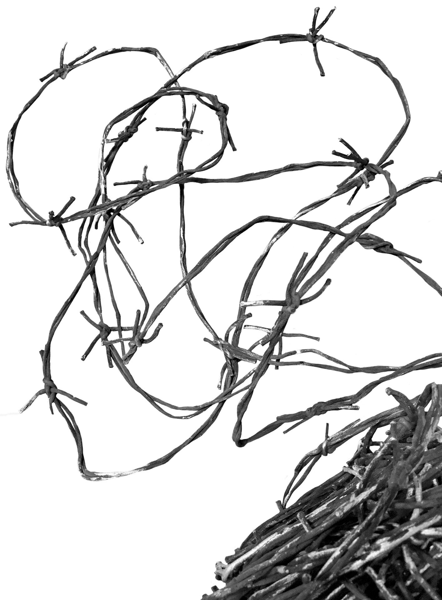 Deko Stacheldraht aus Kunststoff 10 Meter
