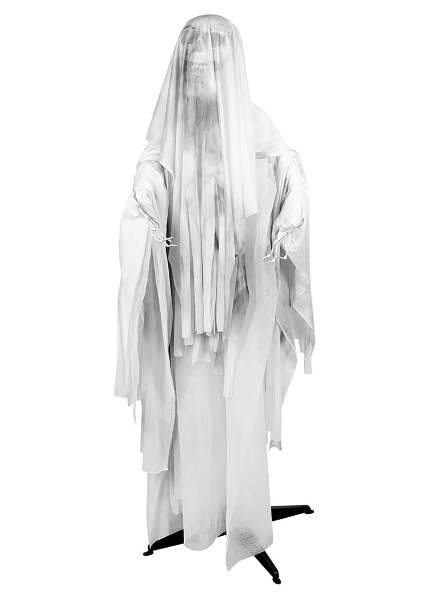 Animiertes Gruselgespenst Halloween Deko mit Licht und Bewegungen – 170 cm