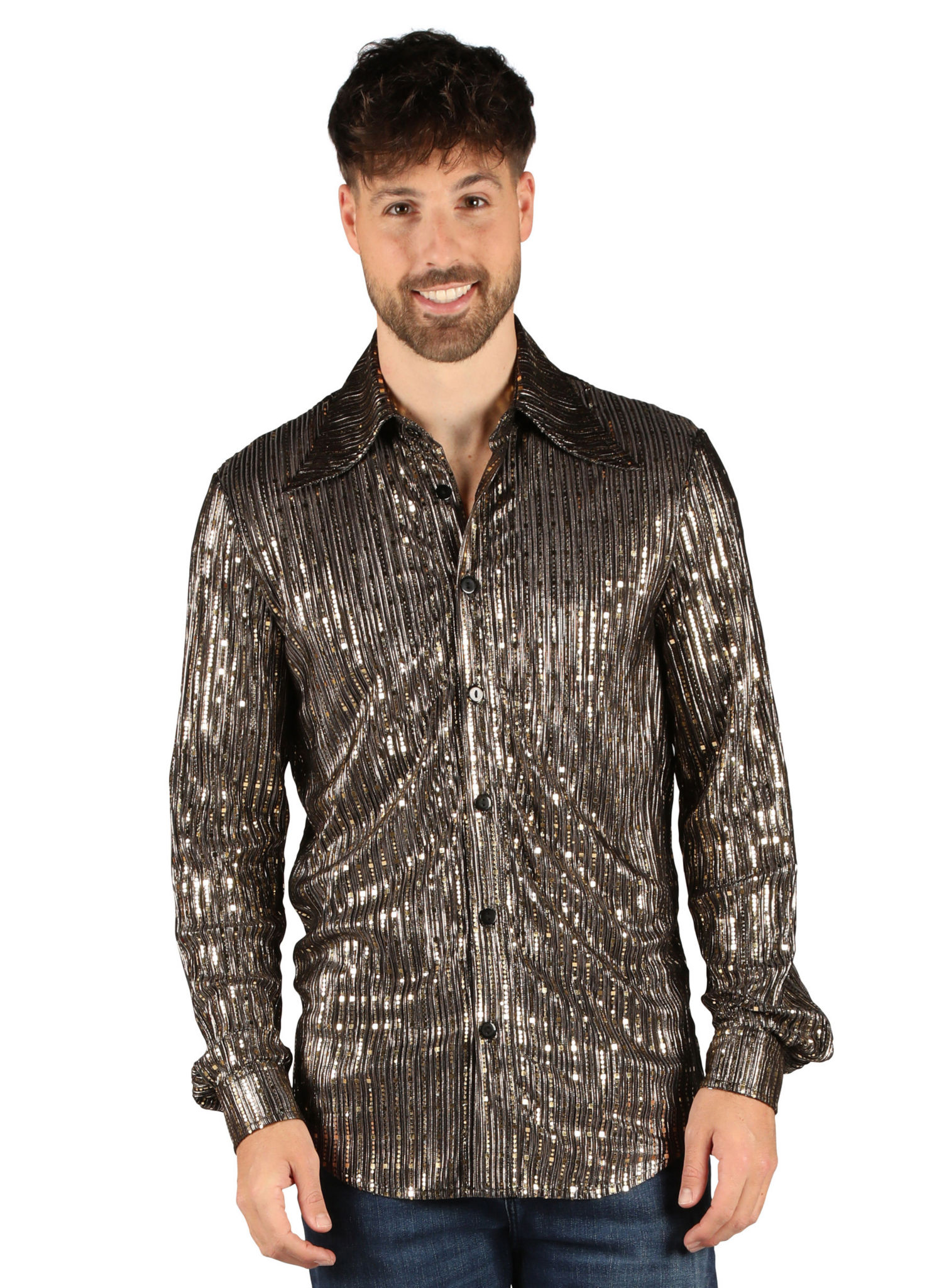 Disco Dancer Hemd gold