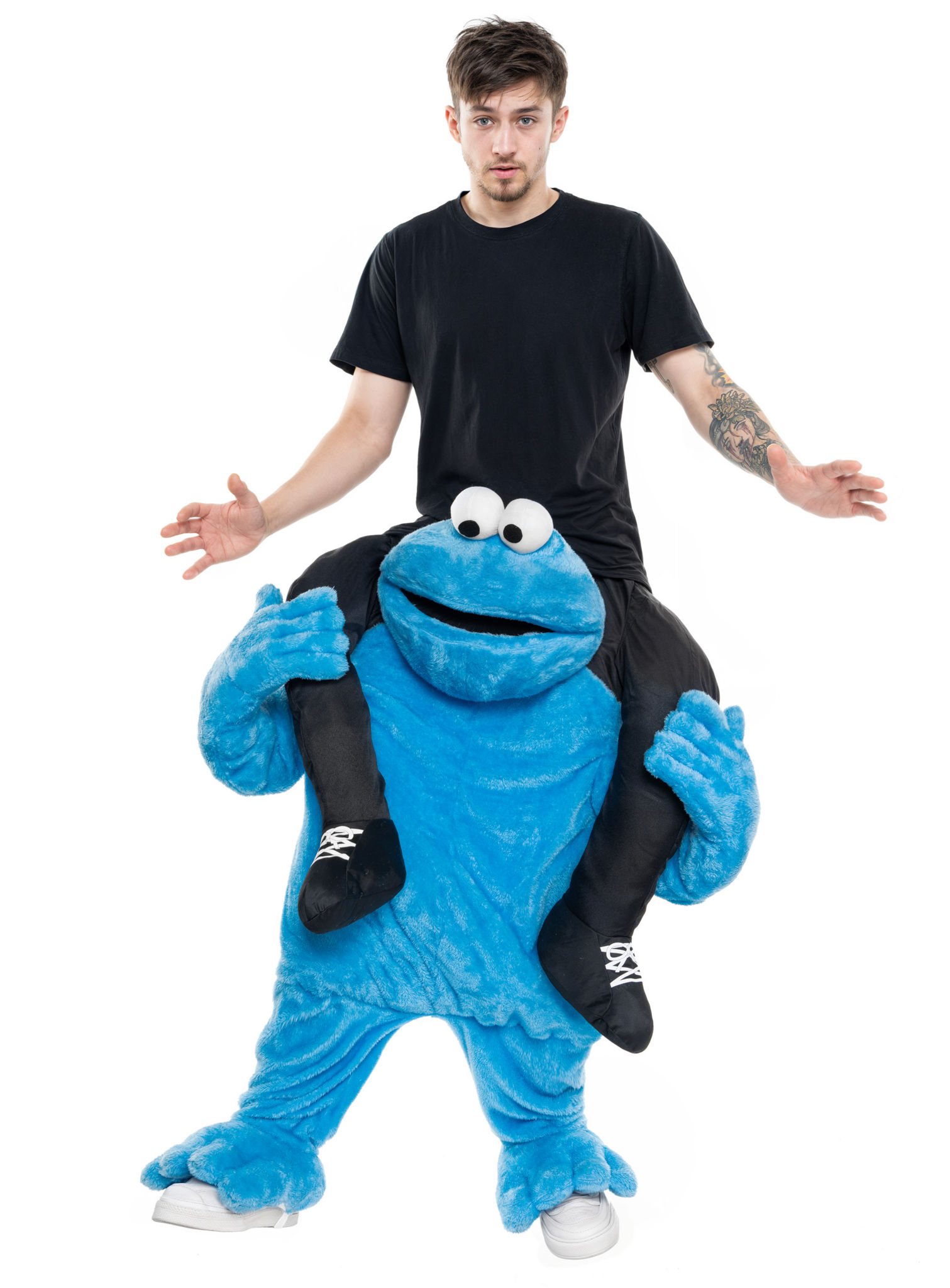 Die Sesamstraße – Krümelmonster Huckepack Kostüm
