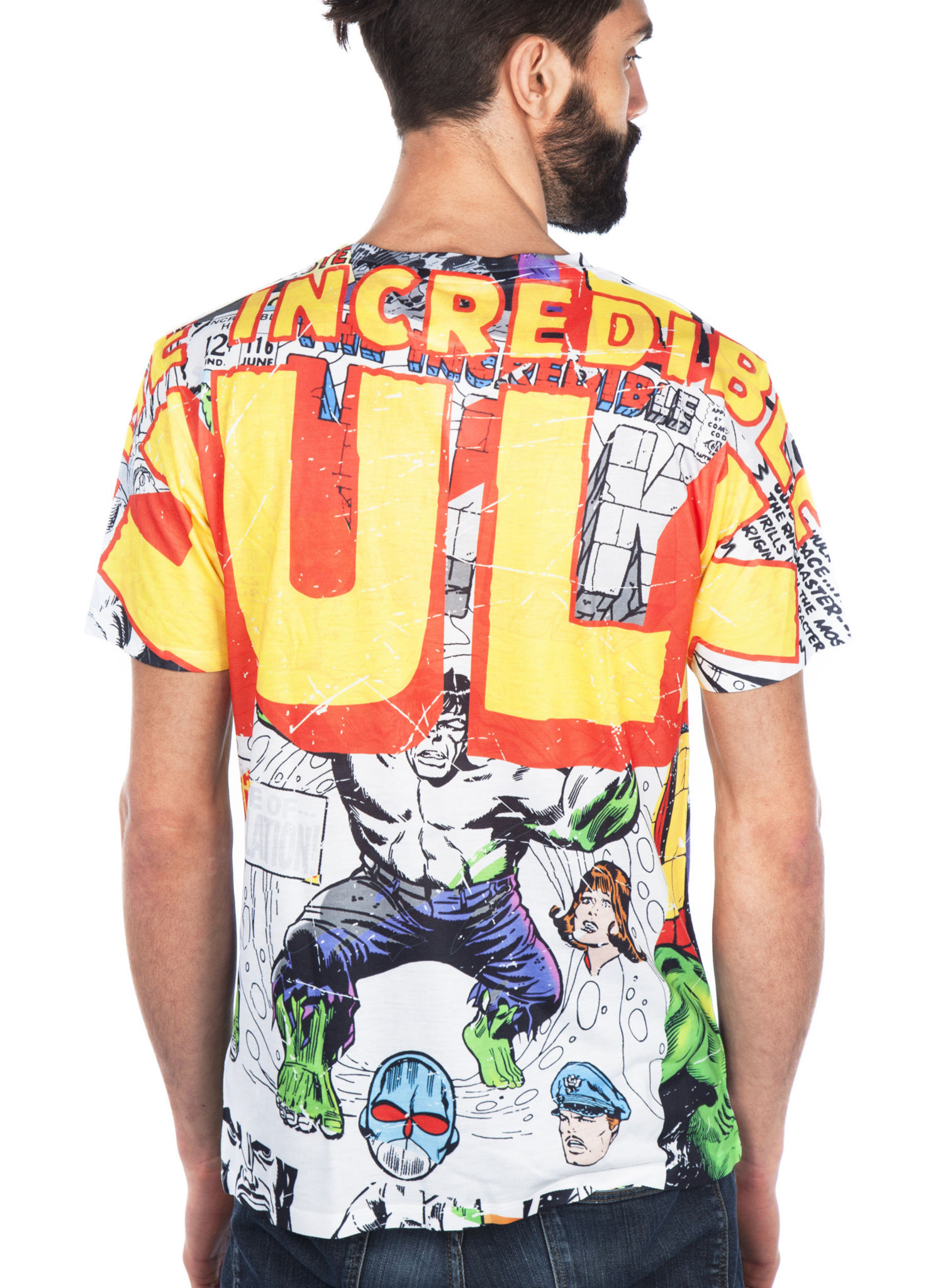Hulk - T-Shirt Comic Allover