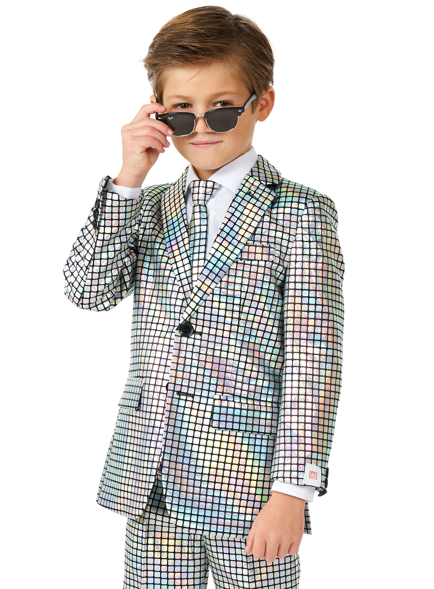 OppoSuits Boys Discoballer Anzug für Kinder