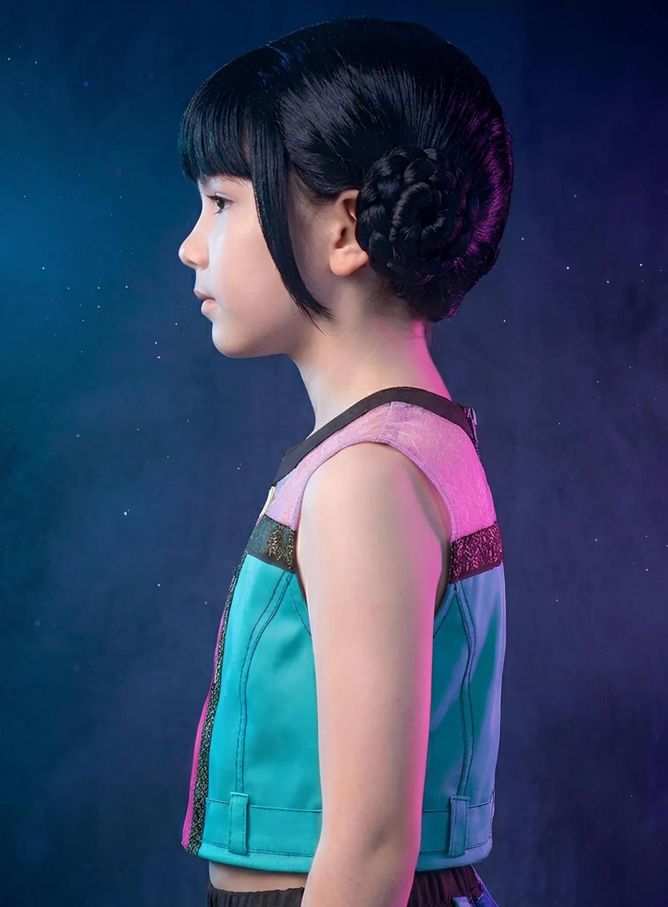 KPop Demon Hunters – Zoey-pruik voor kinderen