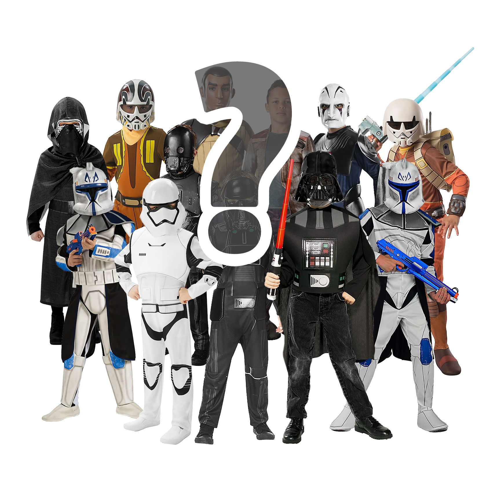 Star Wars Mystery Box für Kinder mit 3 Kostümen