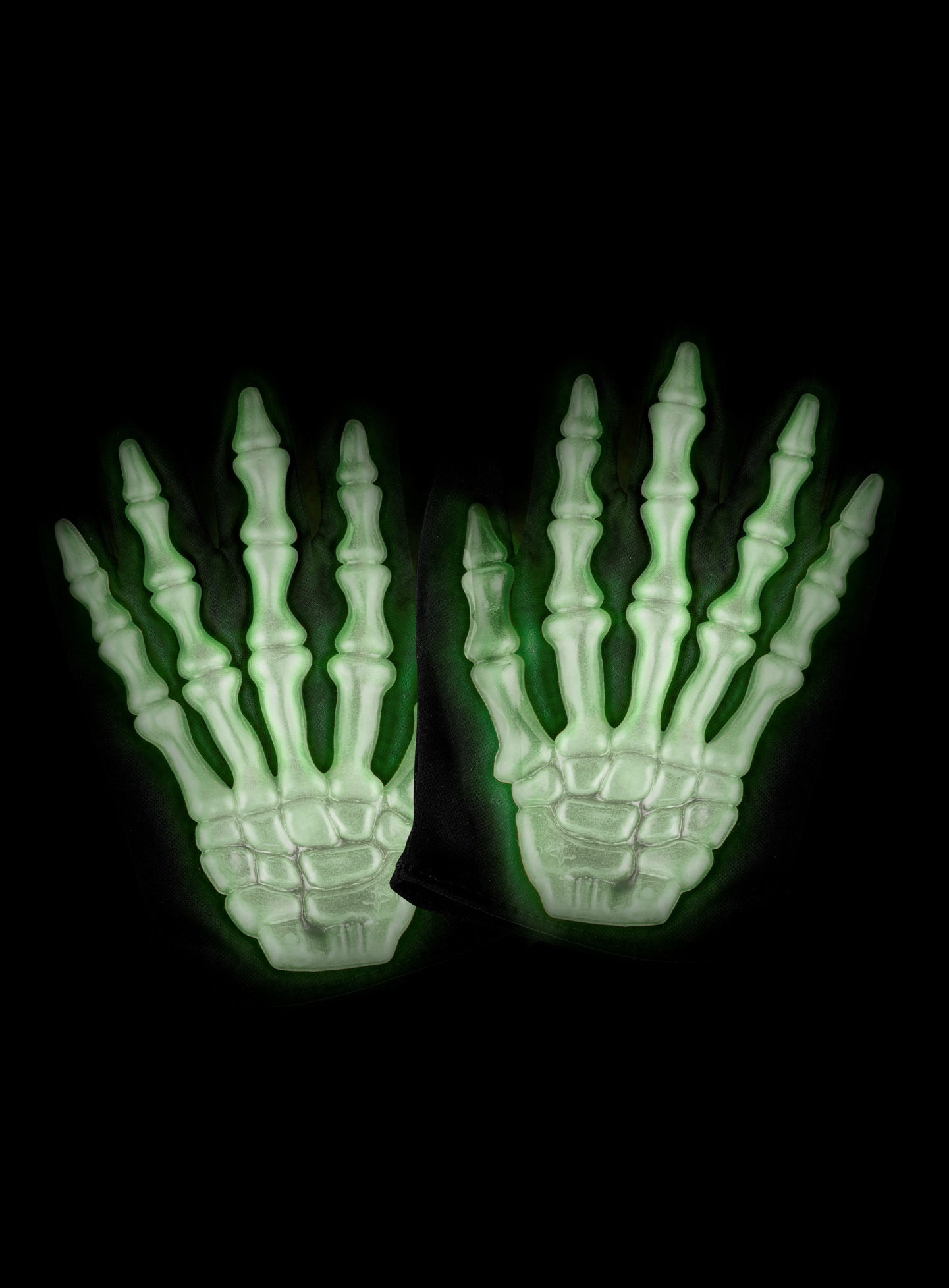 Leuchtende Skeletthandschuhe für Kinder