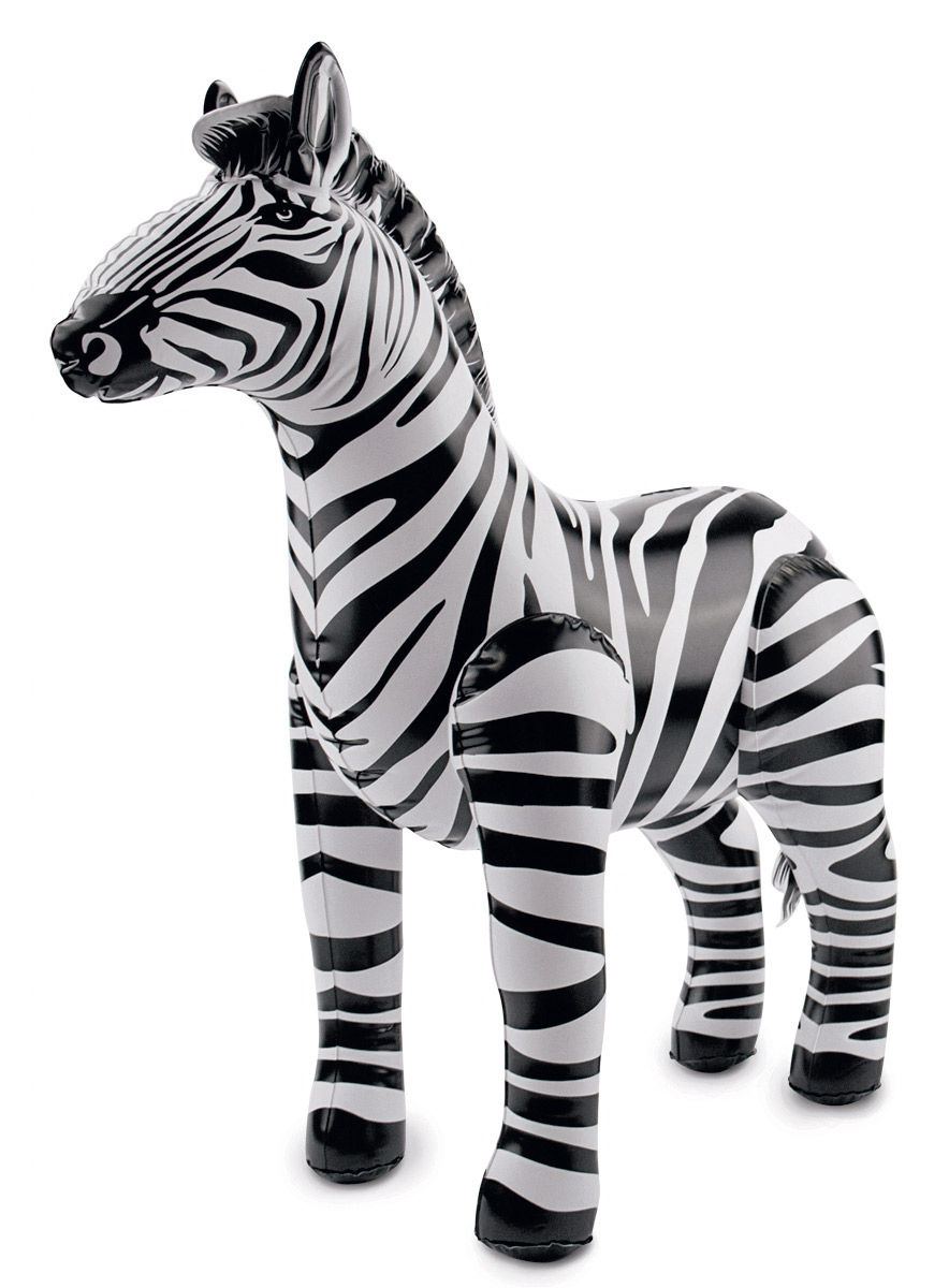 Aufblasbares Zebra